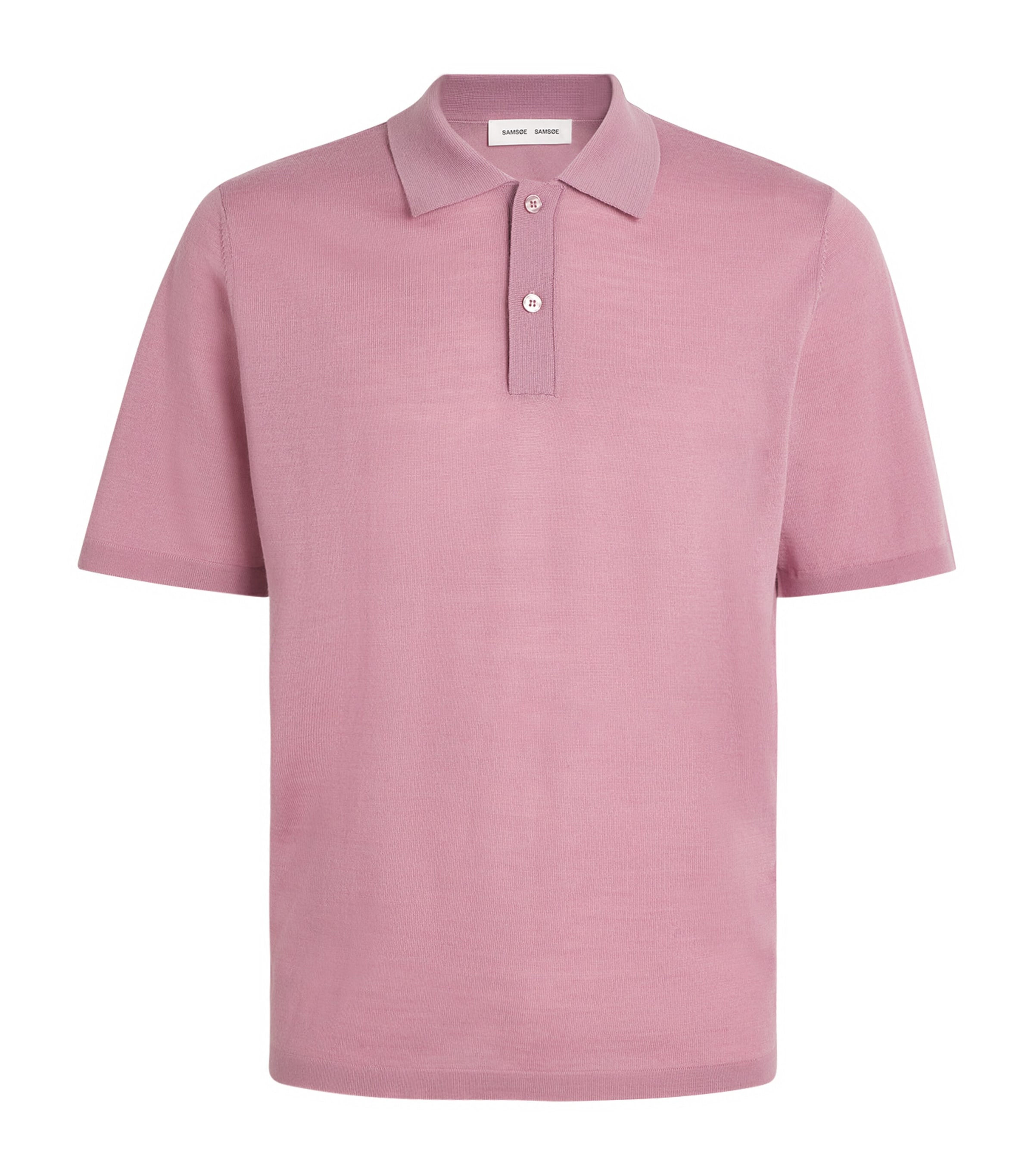Wool-Blend Sarowan Polo Shirt ORCHID HAZE Image 1