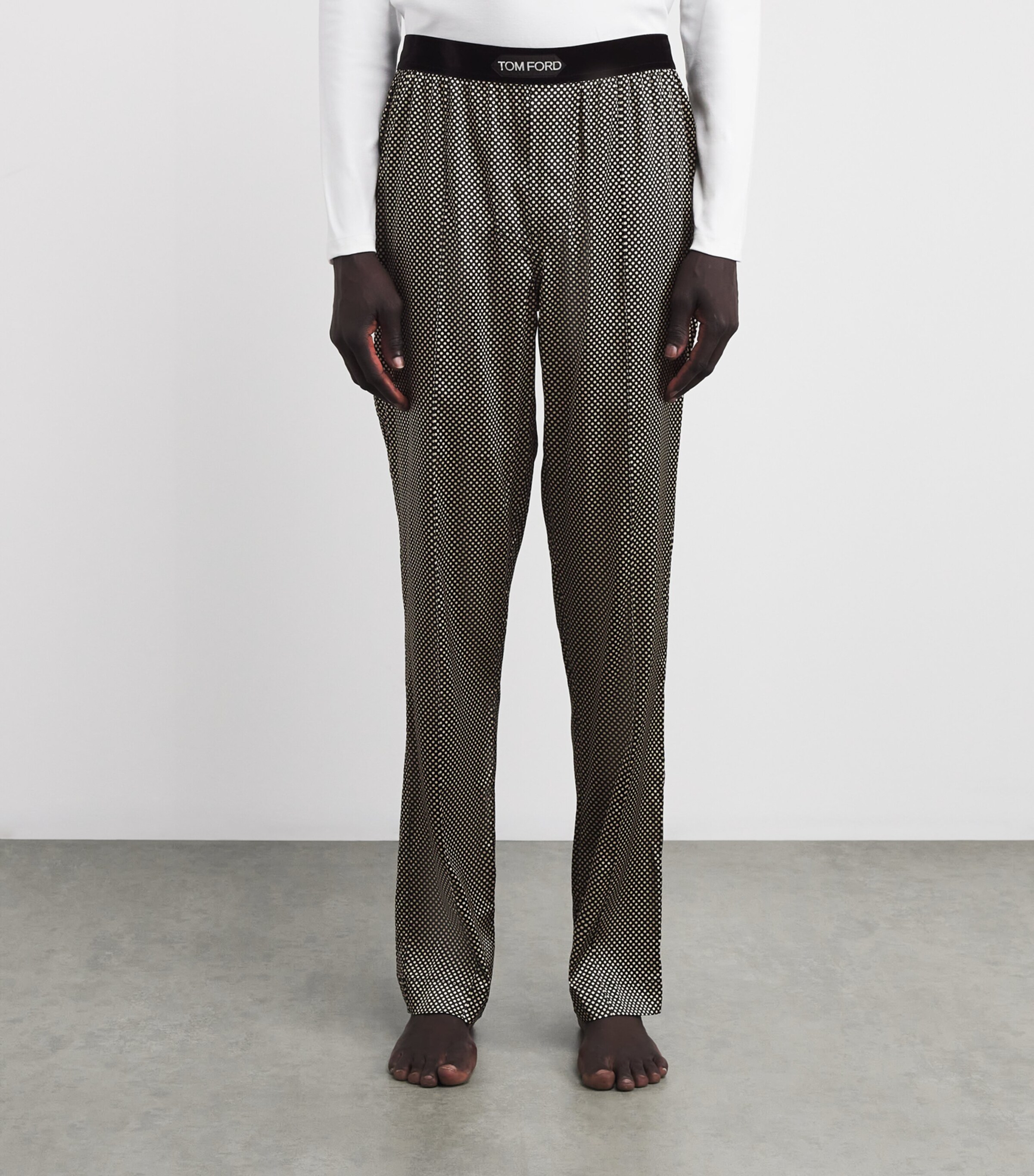 TOM FORD Stretch-Silk Polka-Dot Pyjama Bottoms | Men Clothing | Nightwear | Pyjamas | Loungewear | Designers | Tom Ford TOM FORD Stretch-Silk Polka-Dot Pyjama Bottoms | Men Clothing | Nightwear | Pyjamas | Loungewear | Designers | Tom Ford