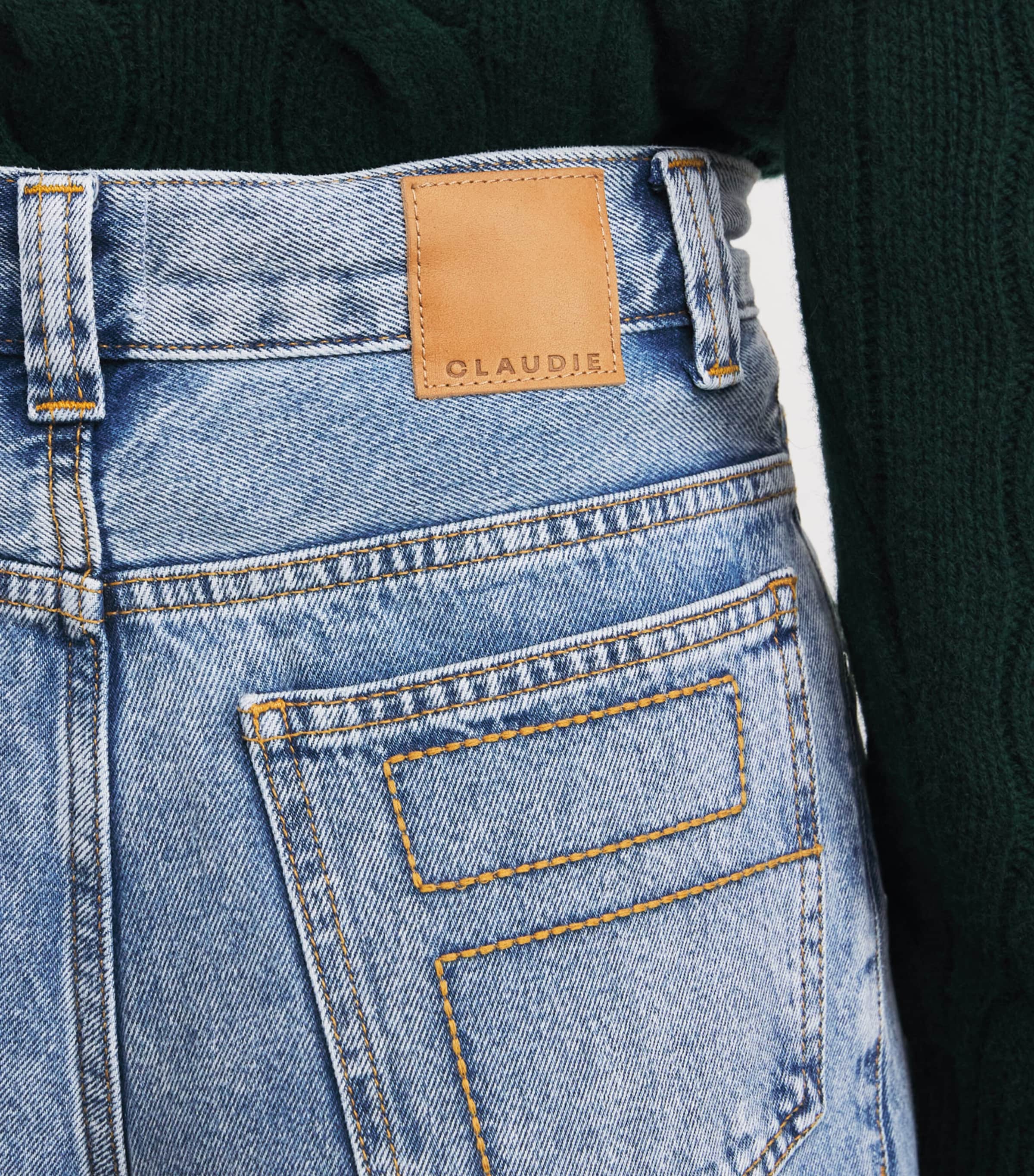 Wide-Leg Jeans BLUE DENIM Image 6