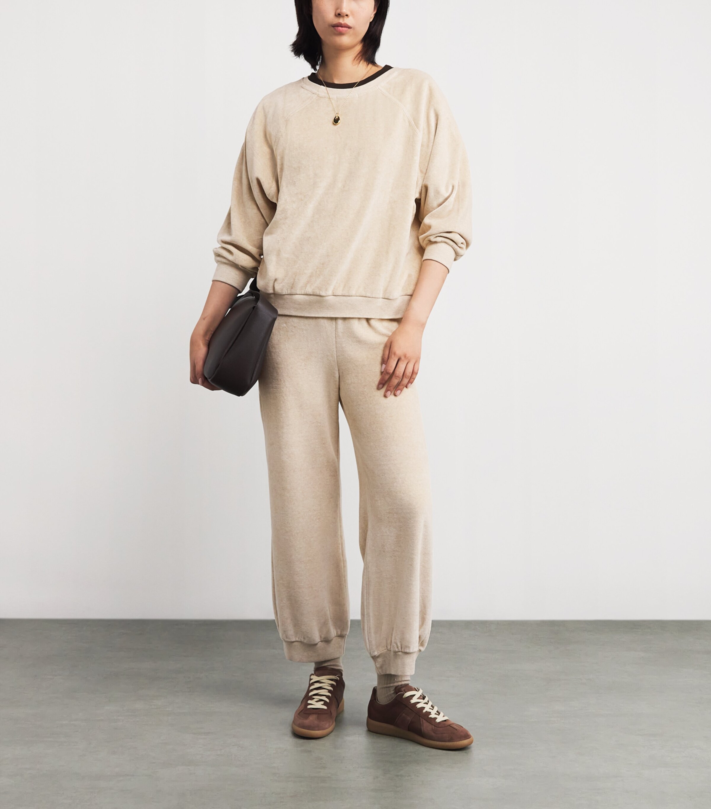 Cotton-Blend Samos Sweatshirt OATMEAL HEATHER Image 2