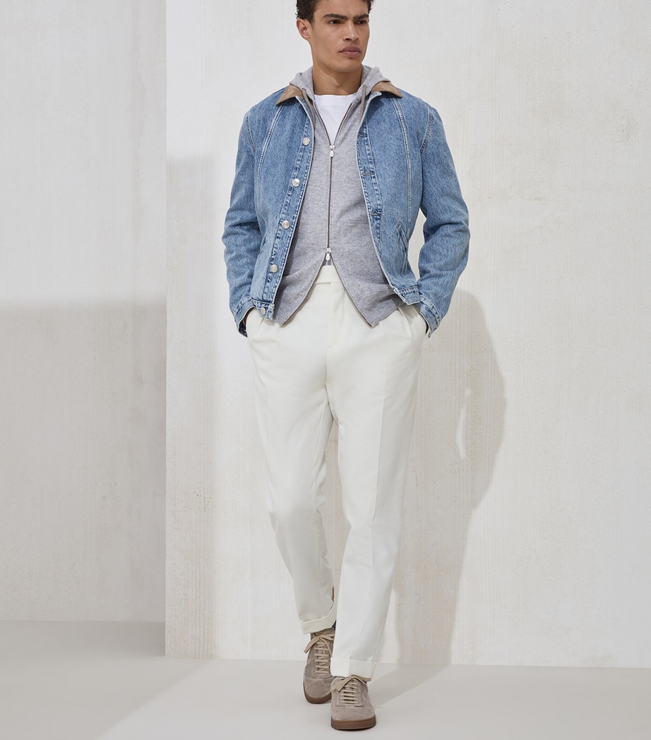 Cashmere Hooded Cardigan CK773 Image 4