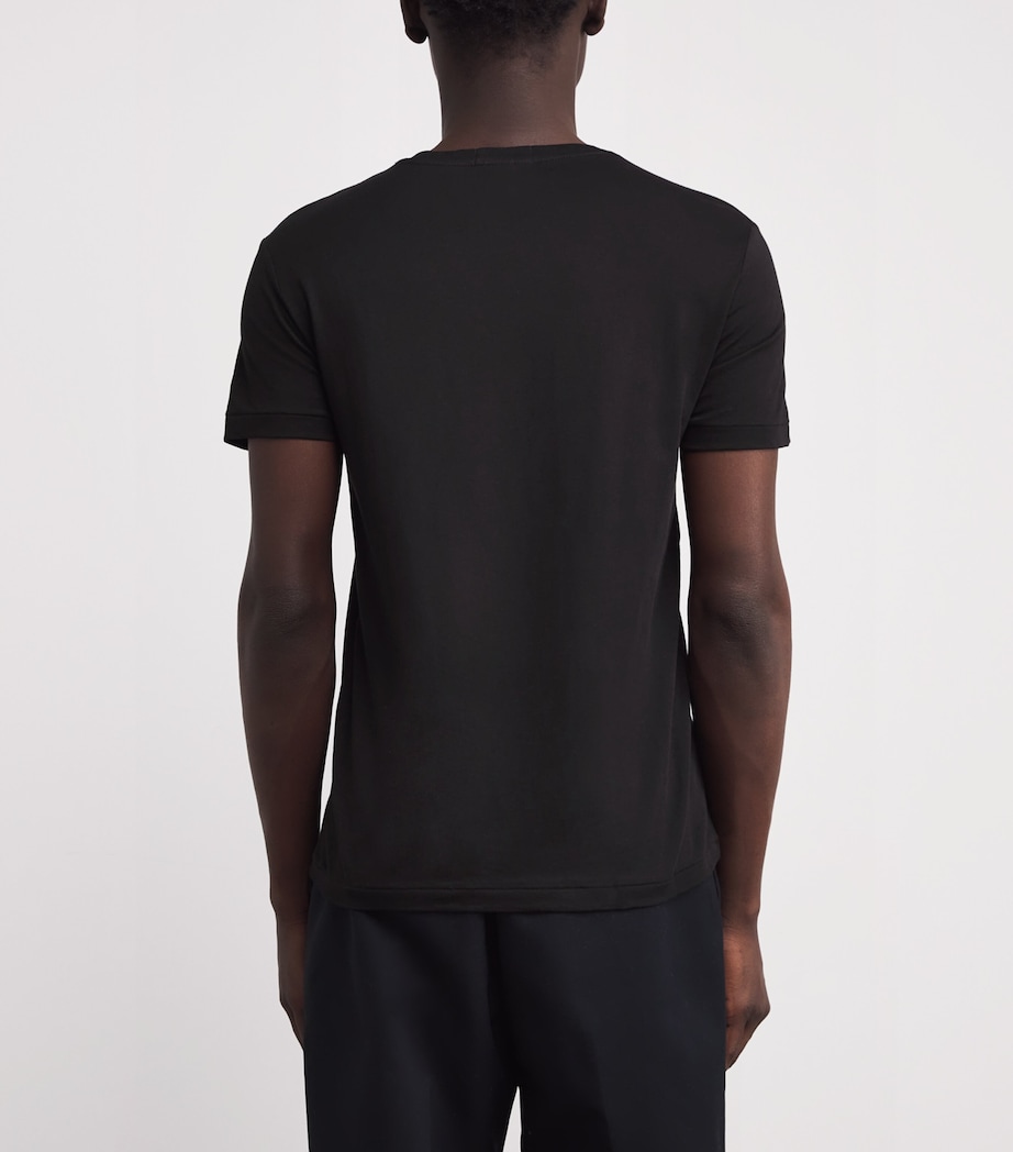 Cotton Holiday Bear T-Shirt BLACK Image 4