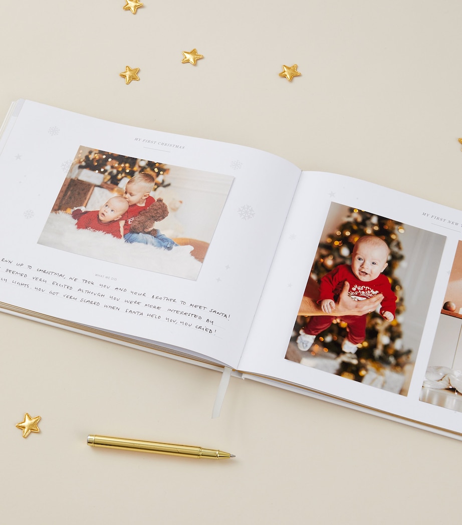 My Baby Memory Book WHITE, GOLD Image 8