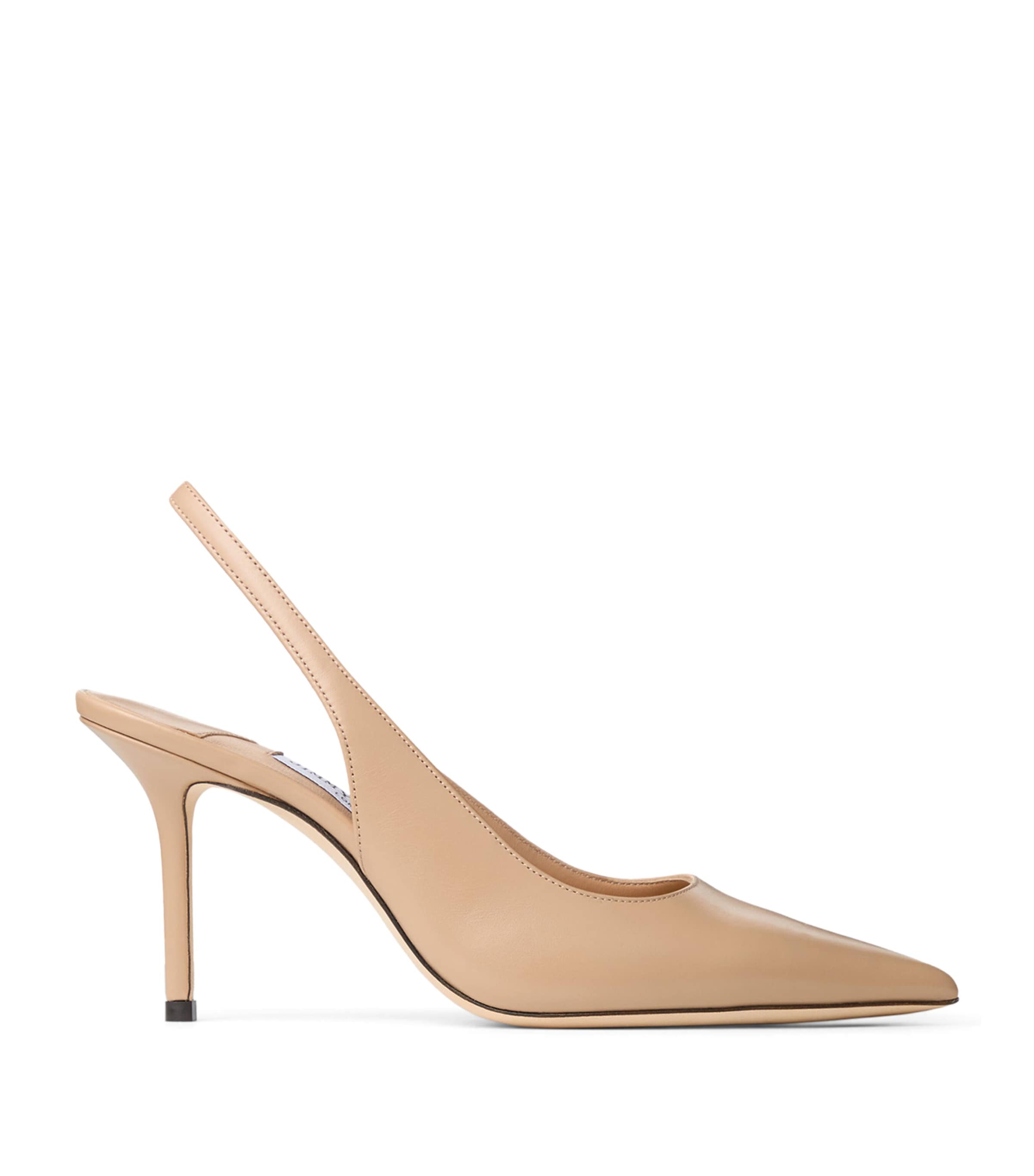 Jimmy Choo Womens Love 85 Leather Slingback Pumps Chai Image 1