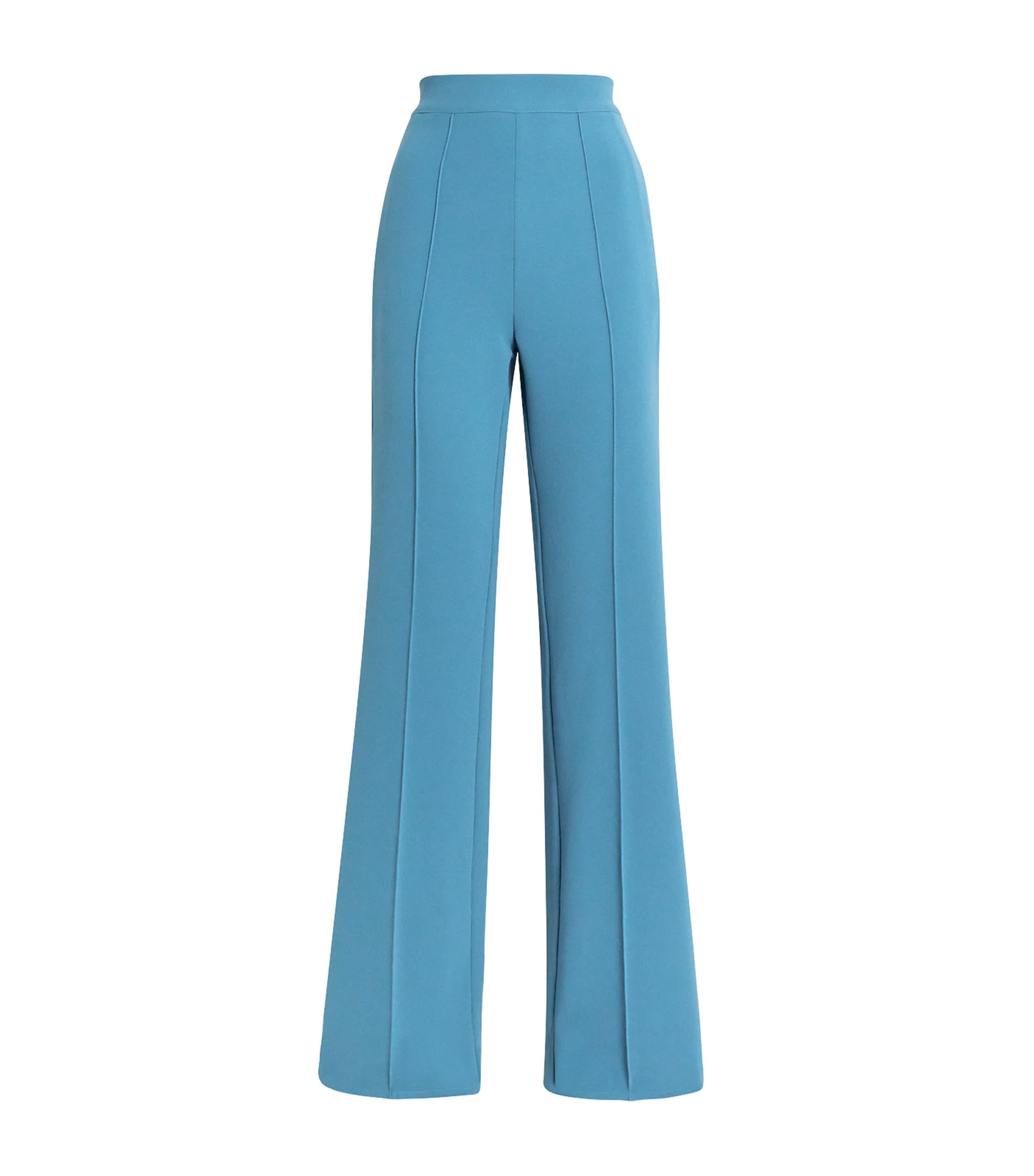 Edeline Lee Flared Averill Trousers In Blue