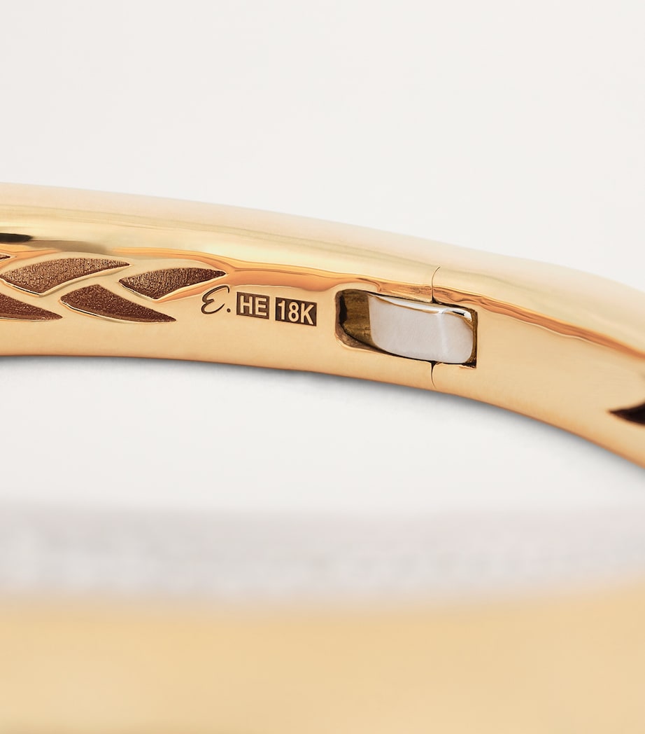 Yellow Gold and Diamond Margareta Bangle YELLOW GOLD Image 5