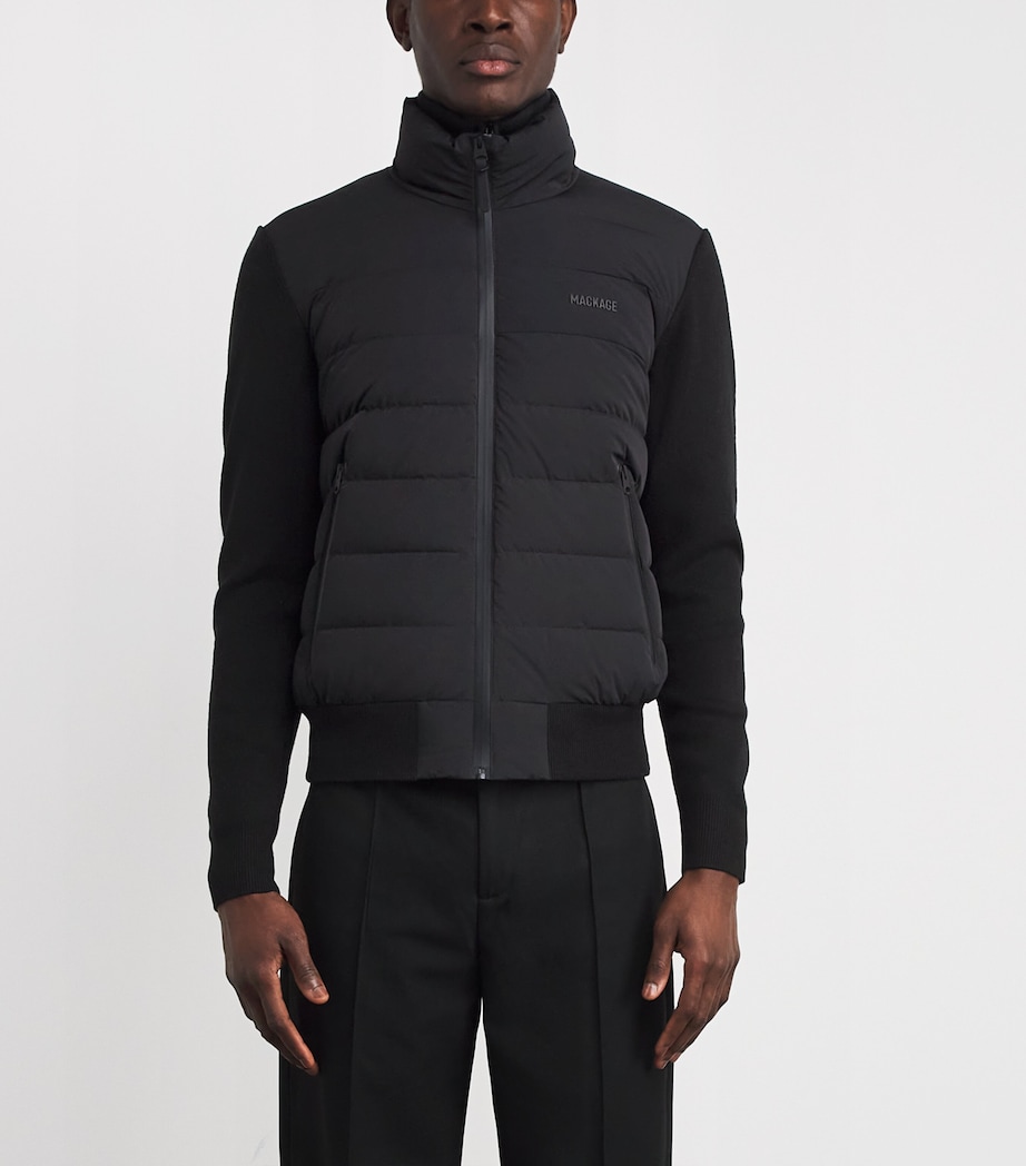 Haney-City Hybrid Down Jacket BLACK Image 3