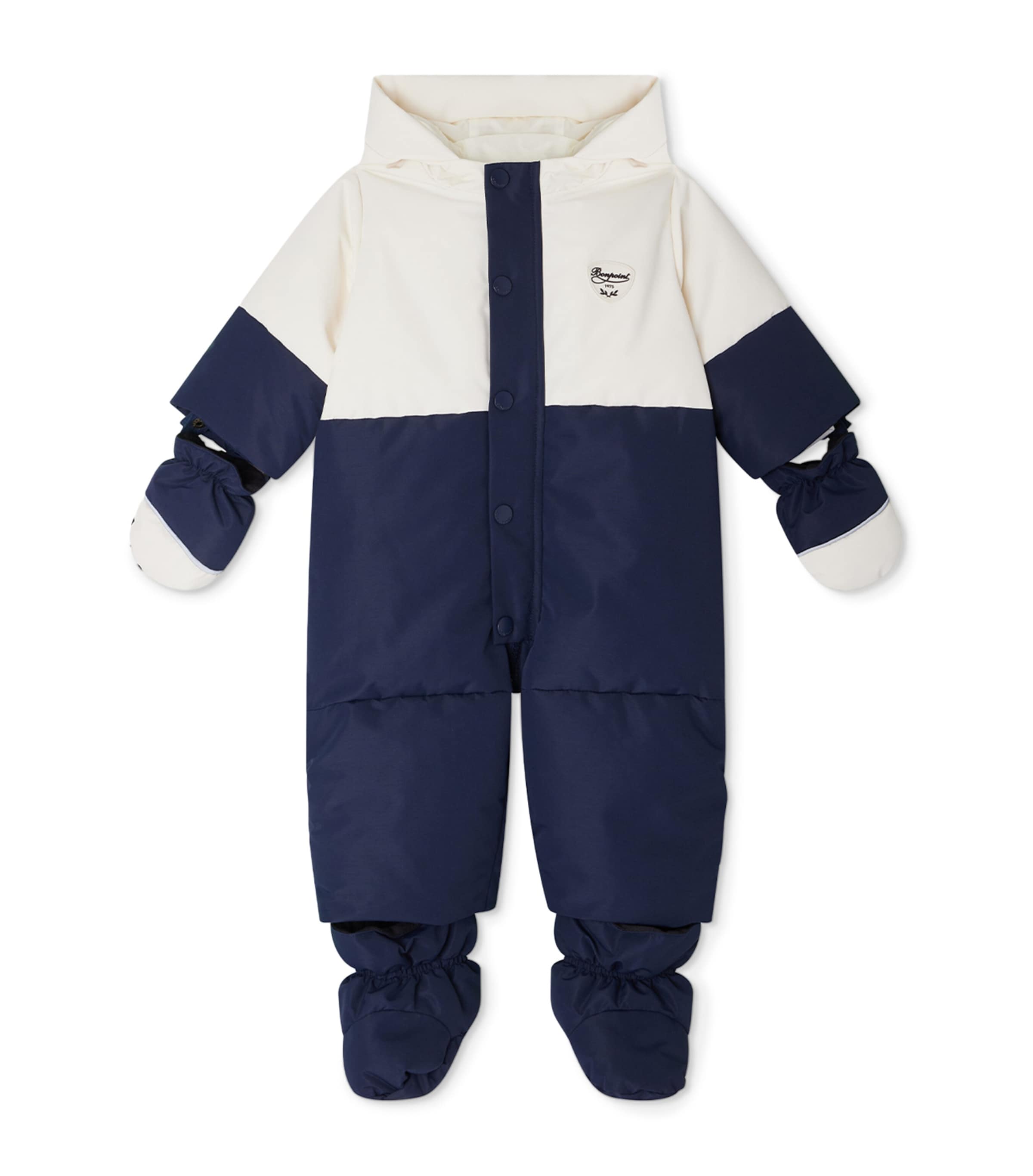 Bonpoint Pilote Jo Snowsuit In Blue