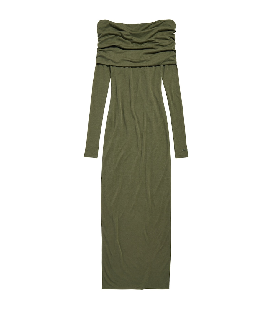 Balenciaga Womens Long-Sleeve Maxi Dress Image 1