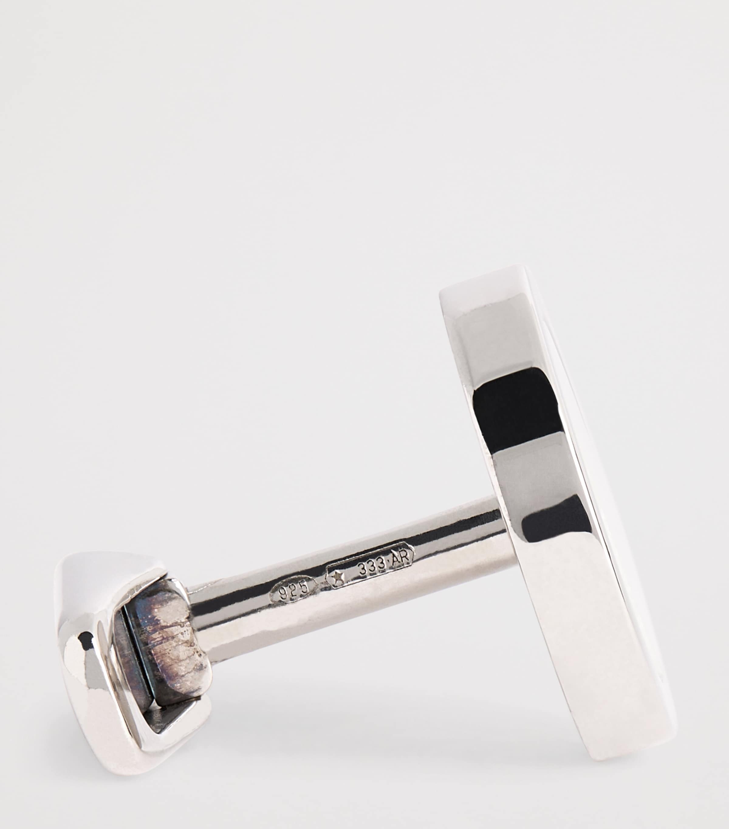 Sterling Silver and Mother-of-Pearl Cufflinks U0002 Image 4