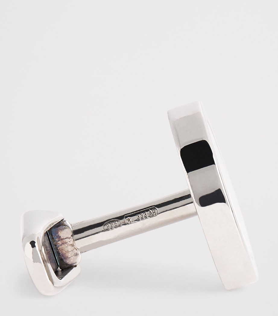 Sterling Silver and Mother-of-Pearl Cufflinks U0002 Image 4