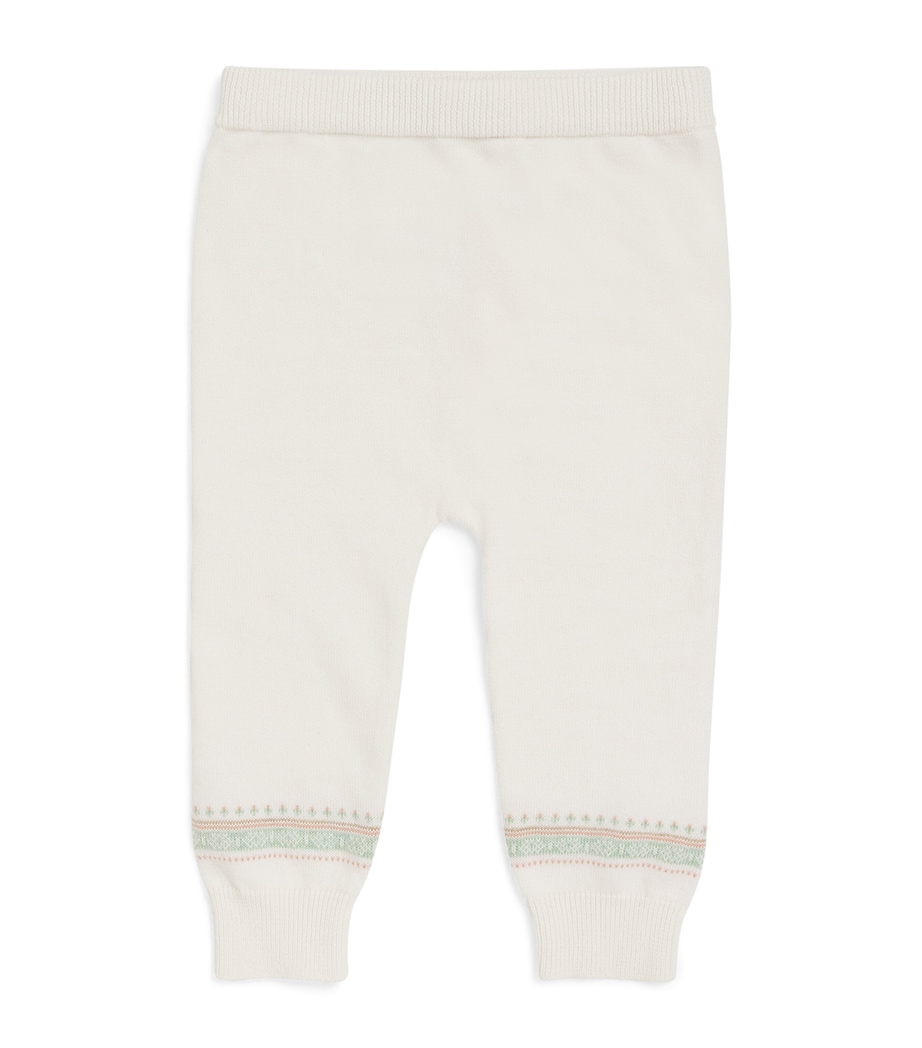 Organic Cotton Fair Isle Trousers (0-24 Months) MULTI Image 1