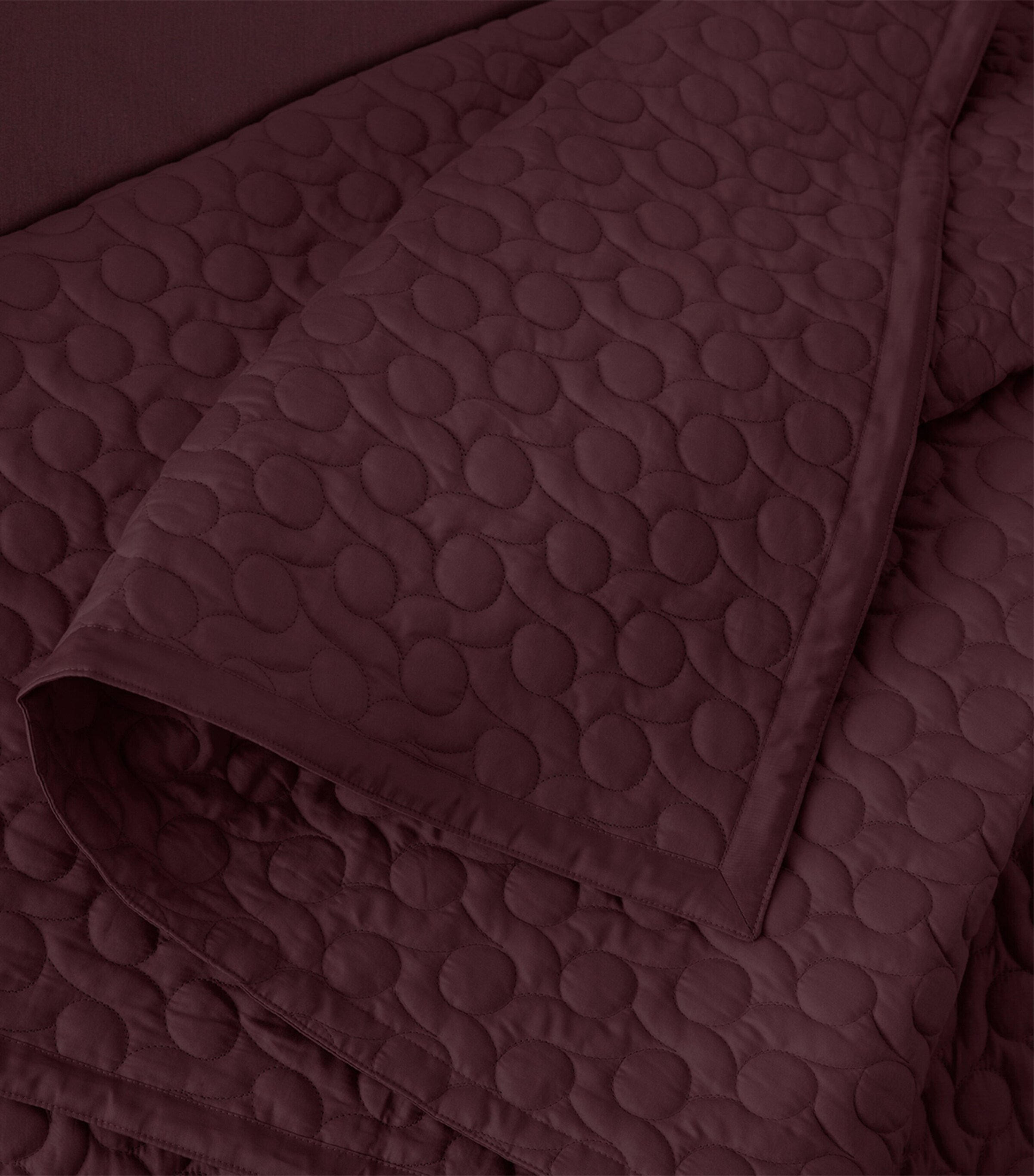 Poesie Bedspread (240cm x 220cm) PURPLE Image 2