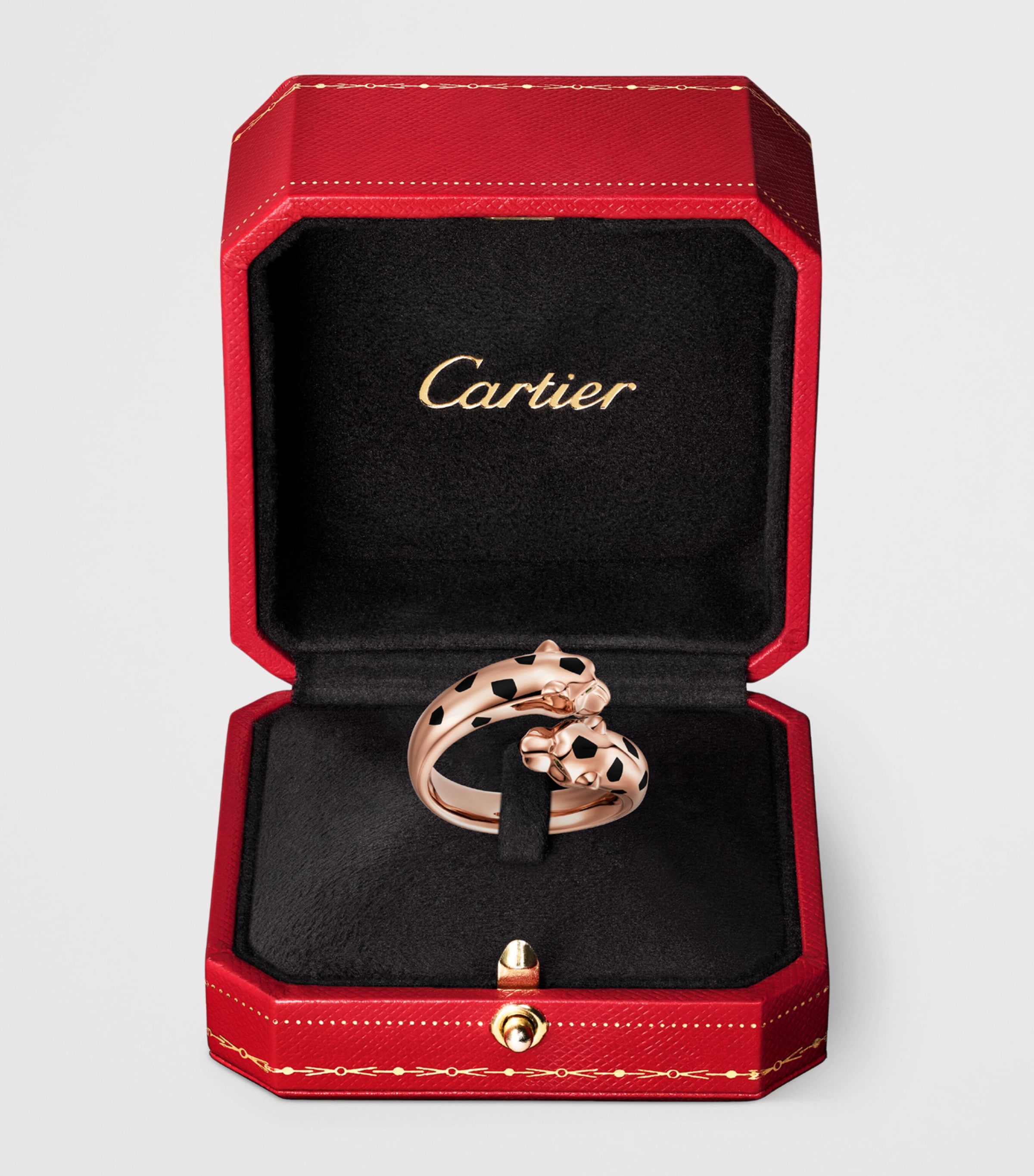 Cartier Rose Gold, Tsavorite Garnet and Onyx Panthère de Cartier Ring Rose Gold Image 5