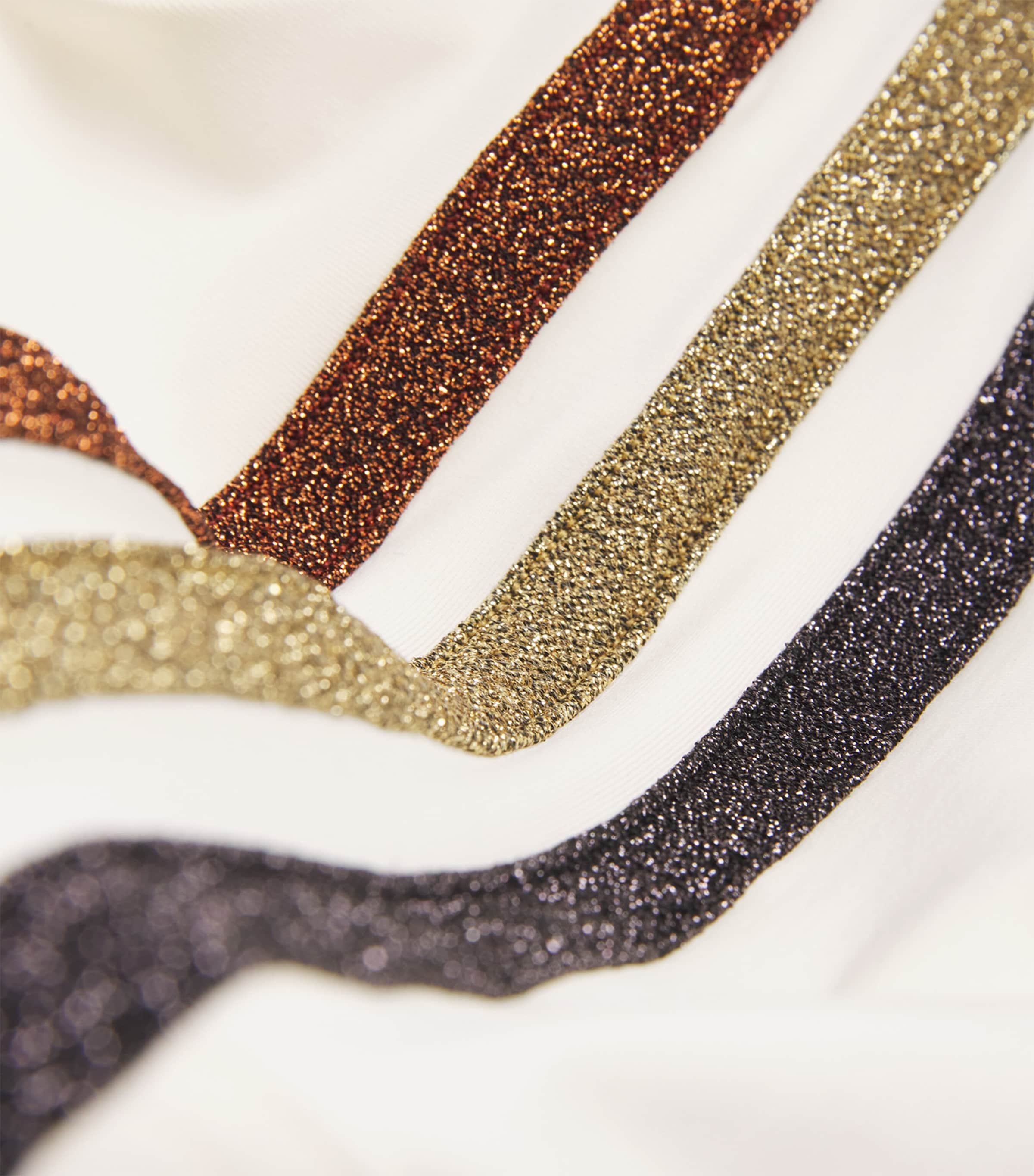 Lurex Stripe Swimsuit SABLE FIN/LUREX Image 5