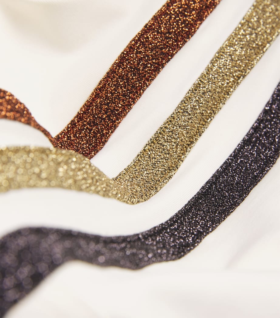 Lurex Stripe Swimsuit SABLE FIN/LUREX Image 5