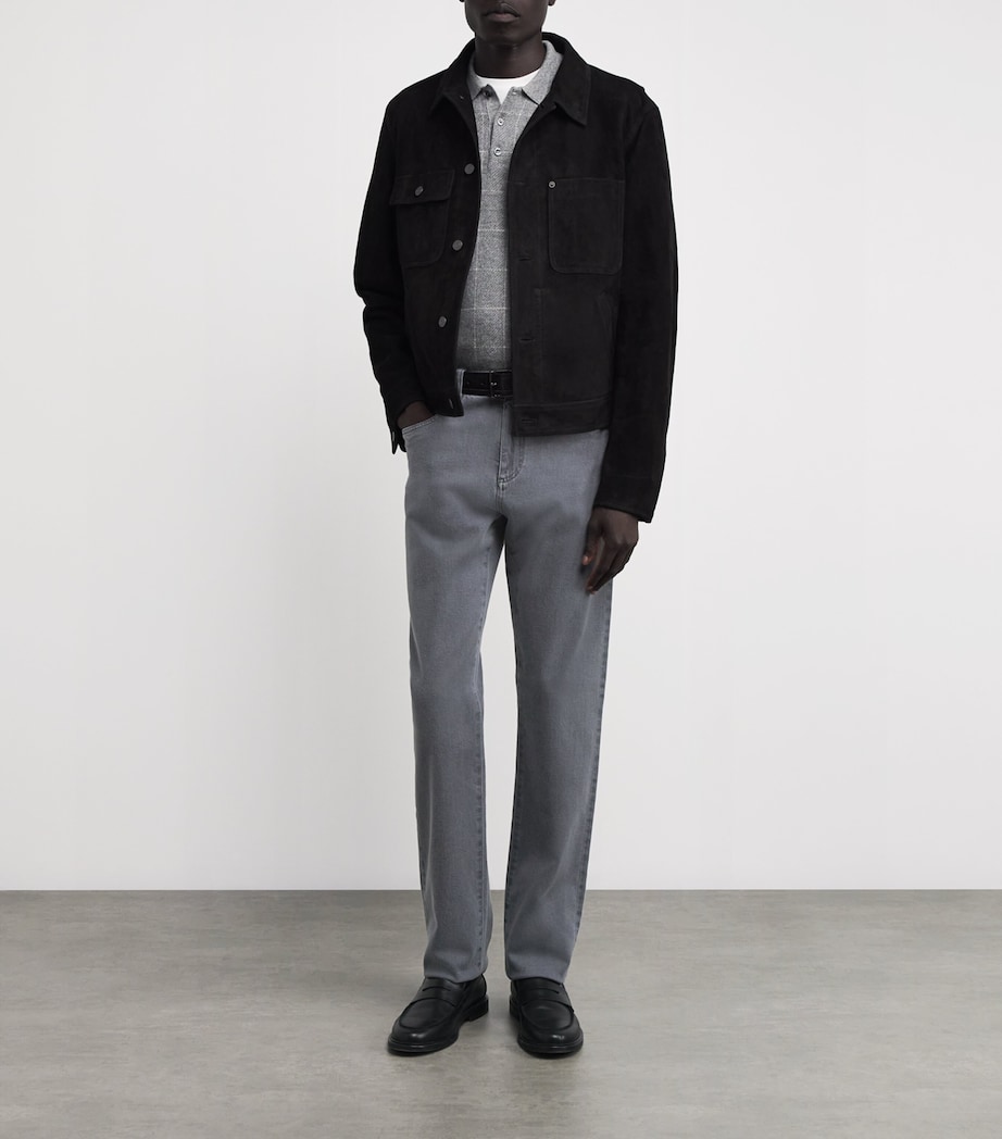 Stretch-Cotton Straight-Fit Jeans 117 Image 2