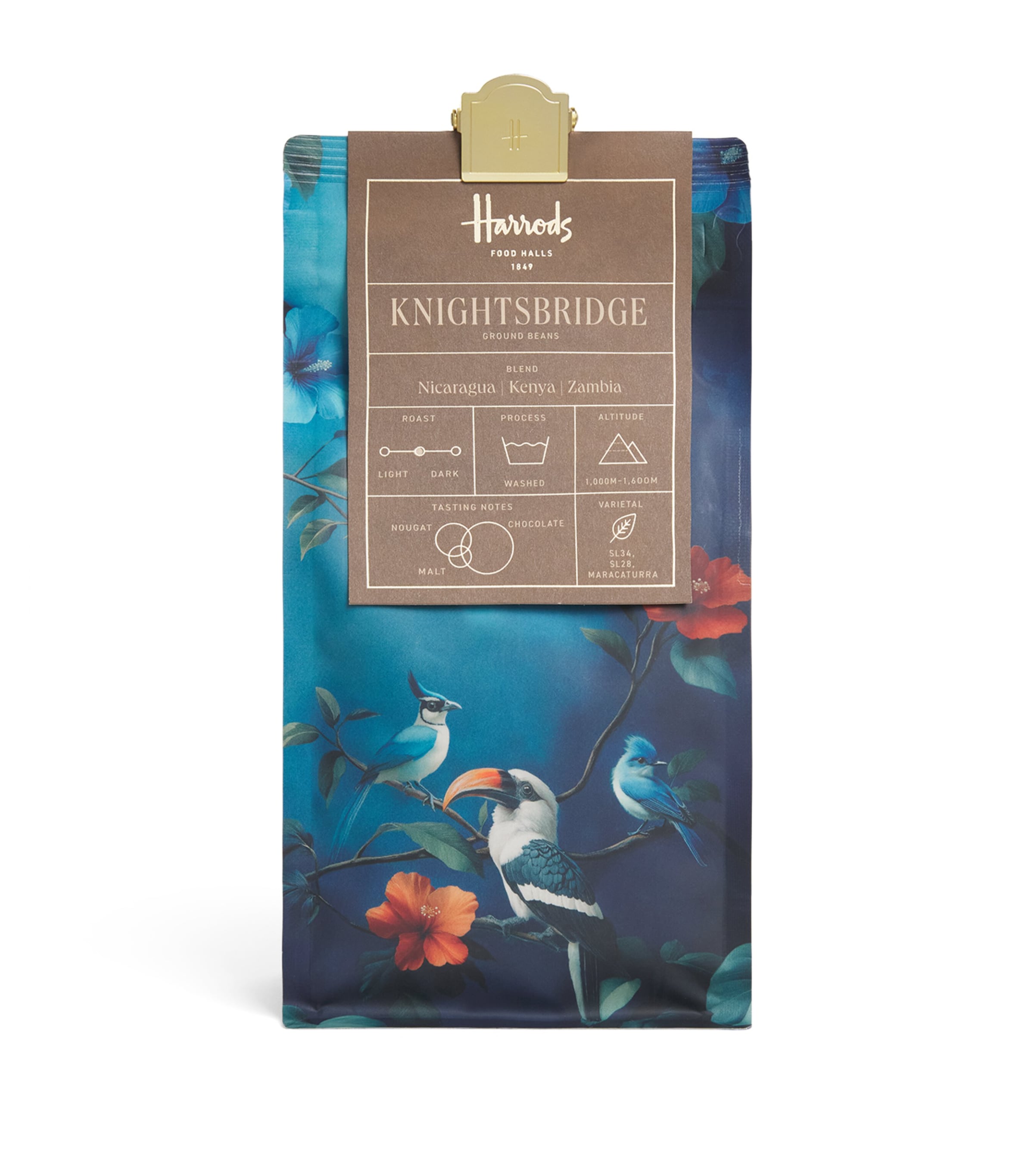 Harrods Knightsbridge Blend Ground Coffee (250g)