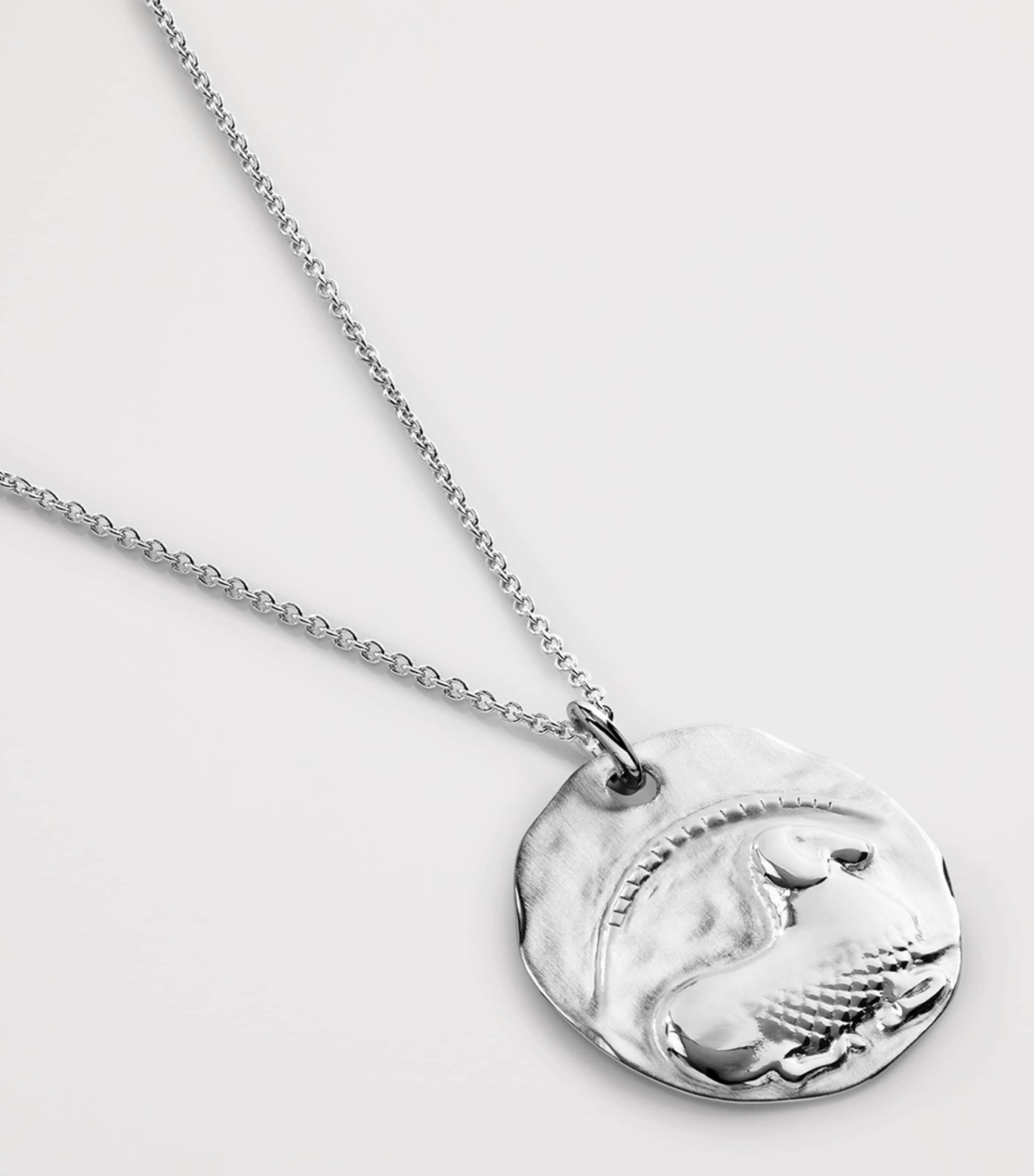 Monica Vinader Sterling Silver Aries Zodiac Necklace Sterling Silver Image 2