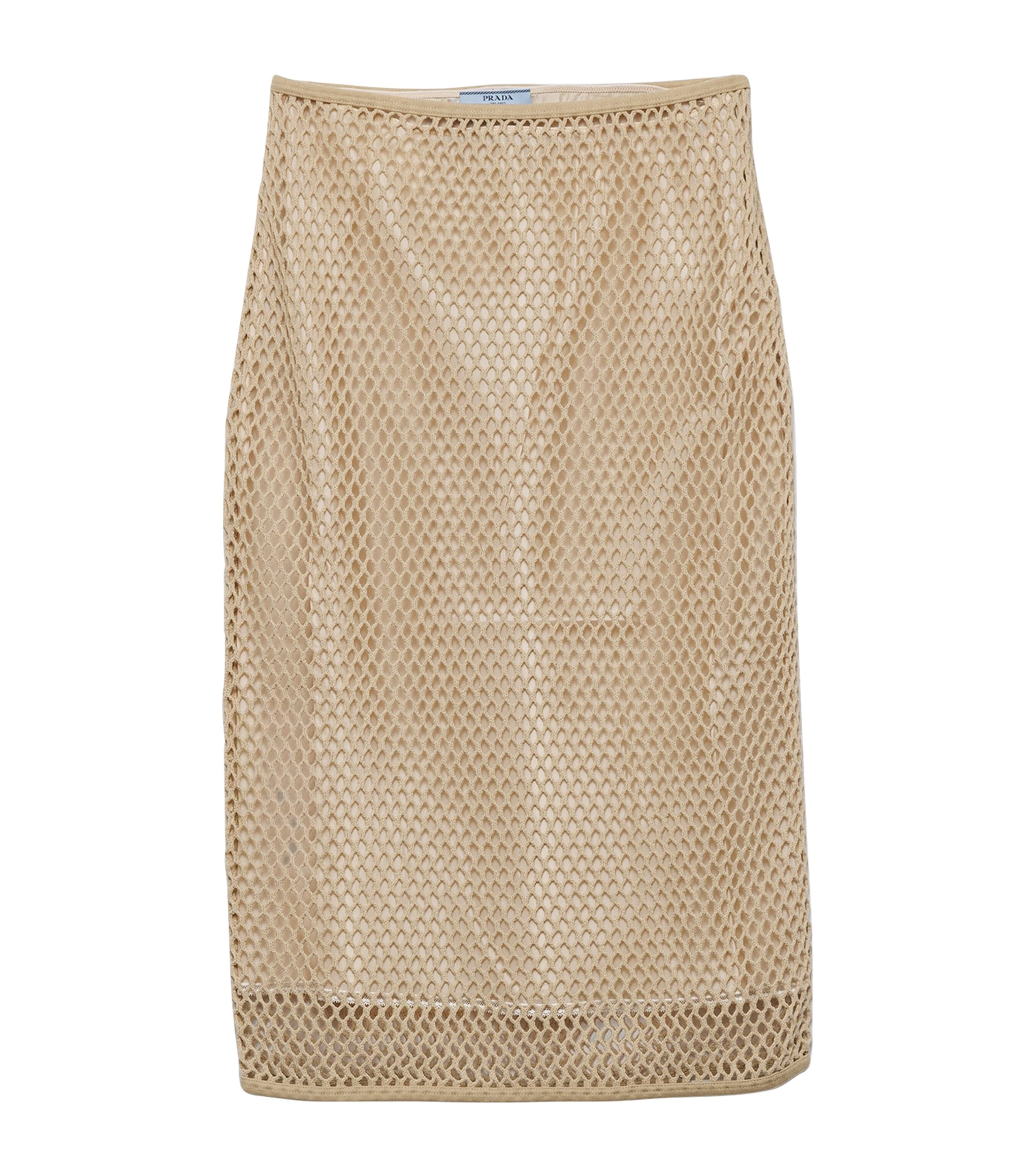 Cotton Mesh Midi Skirt F0065 Image 1