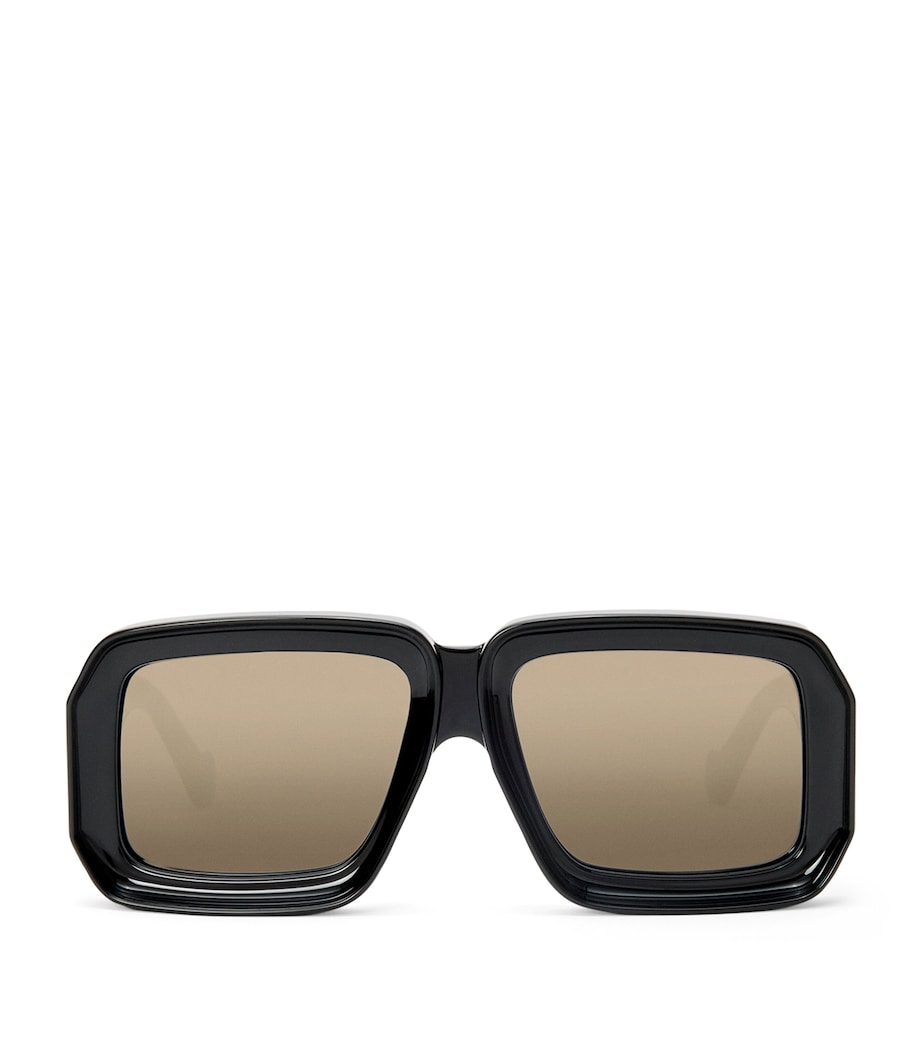 x Paula’s Ibiza Diving Mask Sunglasses BLACK/SILVER Image 1