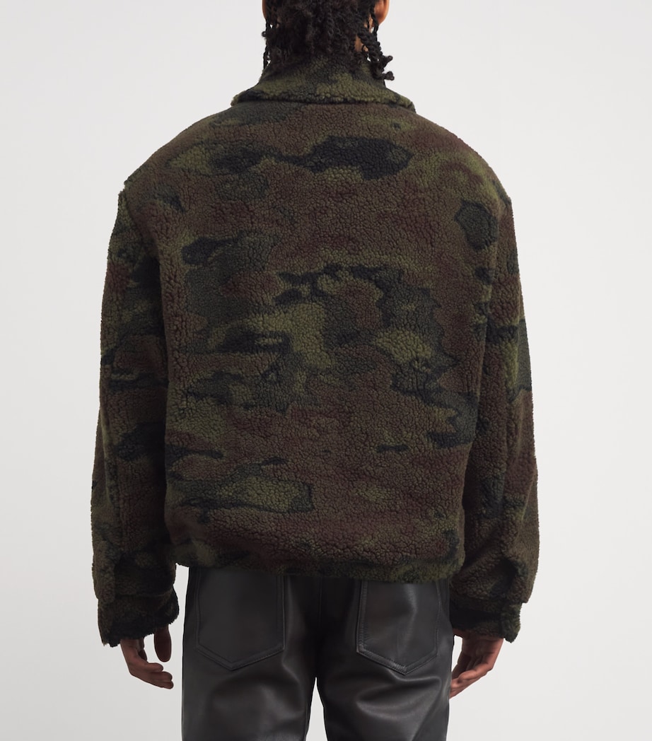 Fleece Camouflage Jacket CAMO Image 4