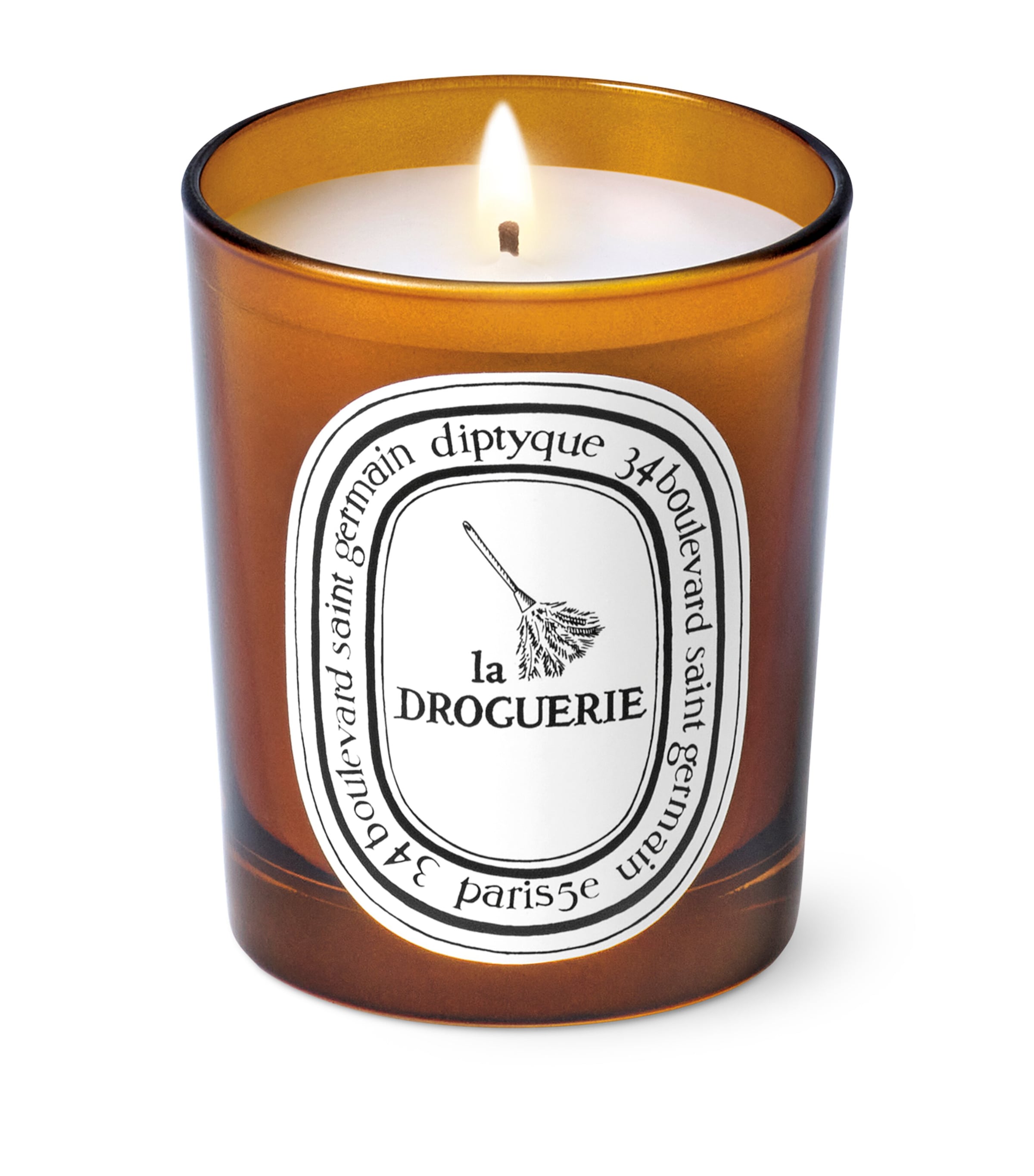 Diptyque La Droguerie Odour-removing Candle In Brown