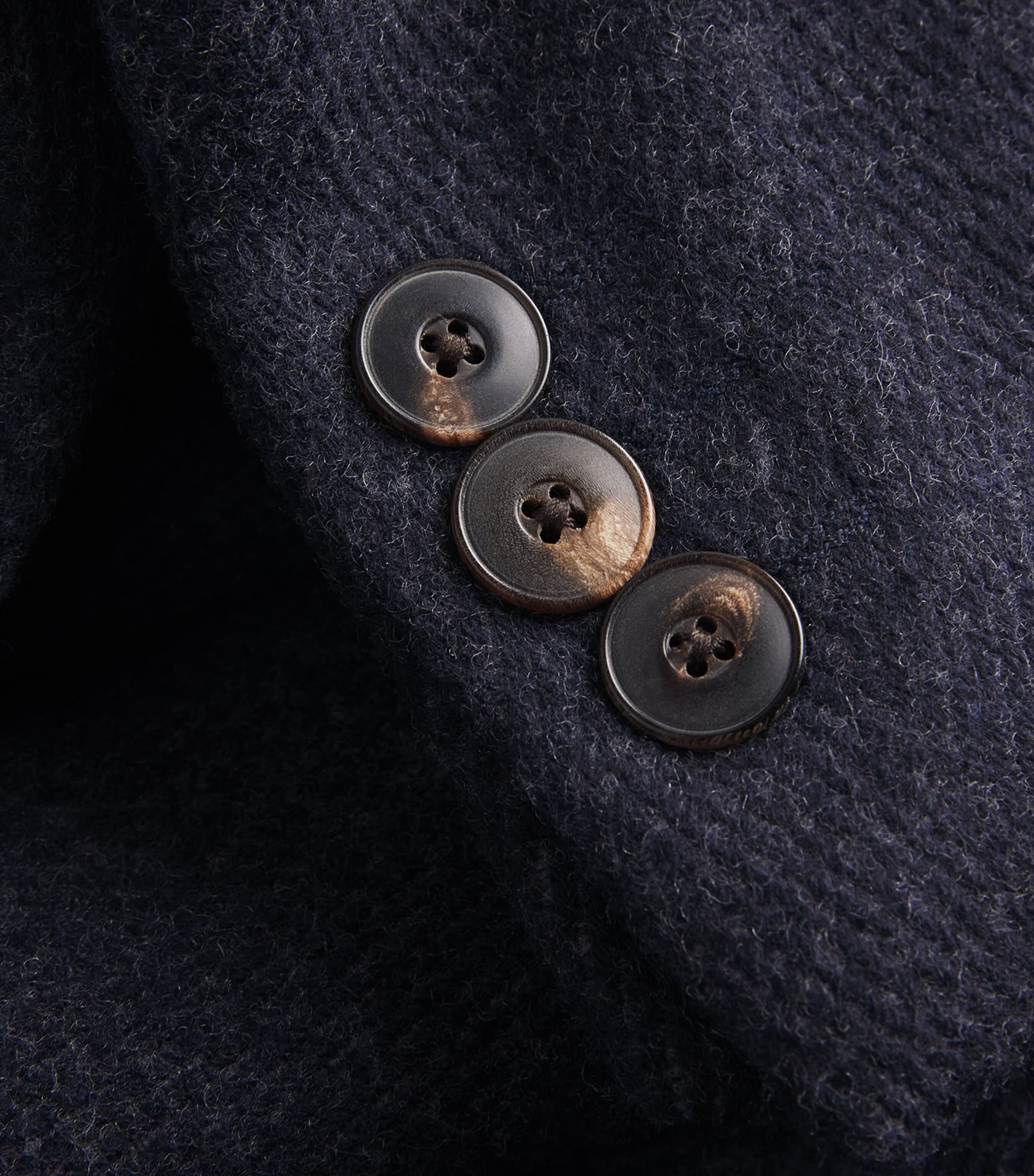 Wool-Blend Double-Breasted Coat FB015 Image 5