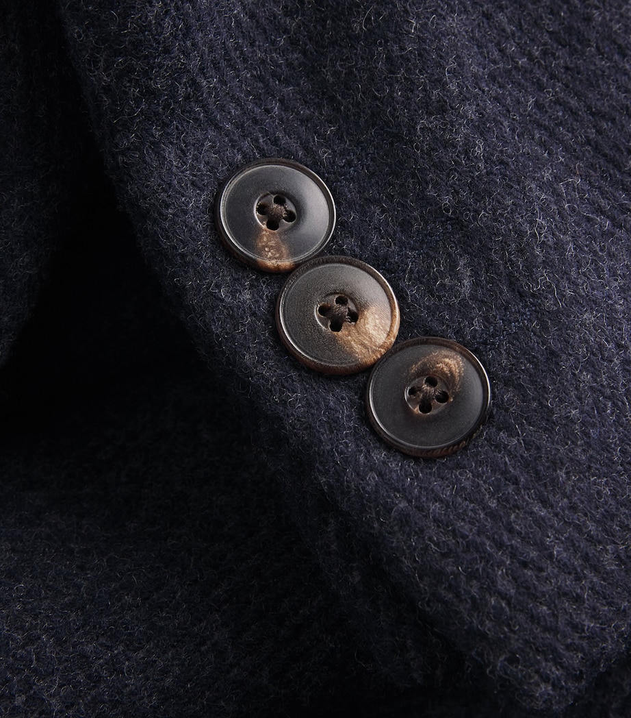 Wool-Blend Double-Breasted Coat FB015 Image 5