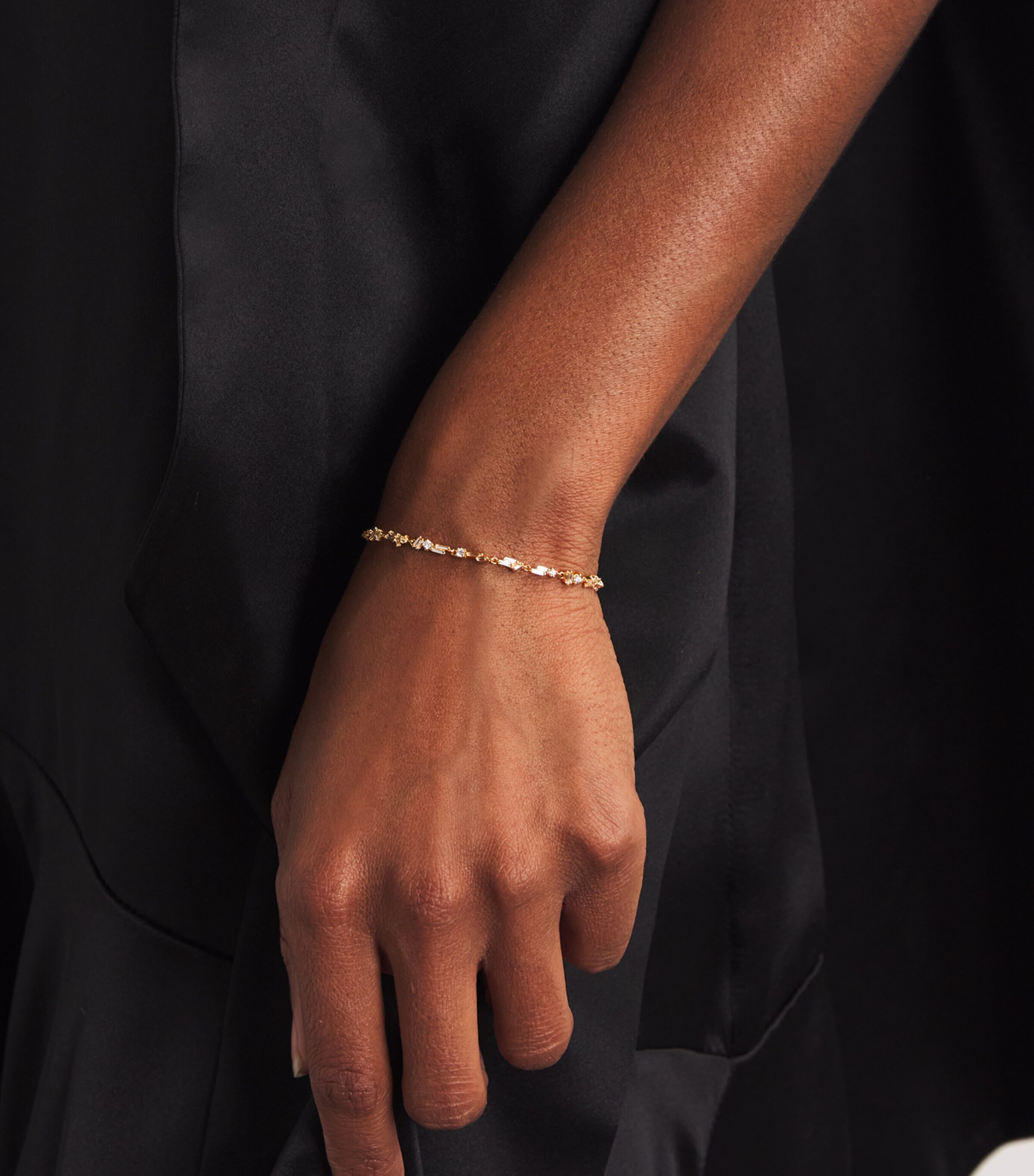 Suzanne Kalan Yellow Gold and Diamond Sparkler Bracelet Yg/wd Image 2