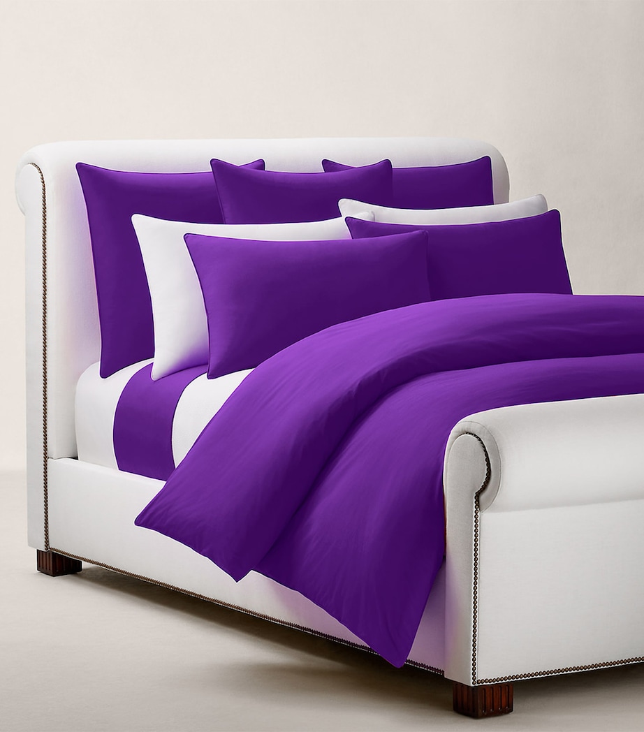 Cotton Polo Player Double Fitted Sheet (140cm x 200cm) CHALET Image 4