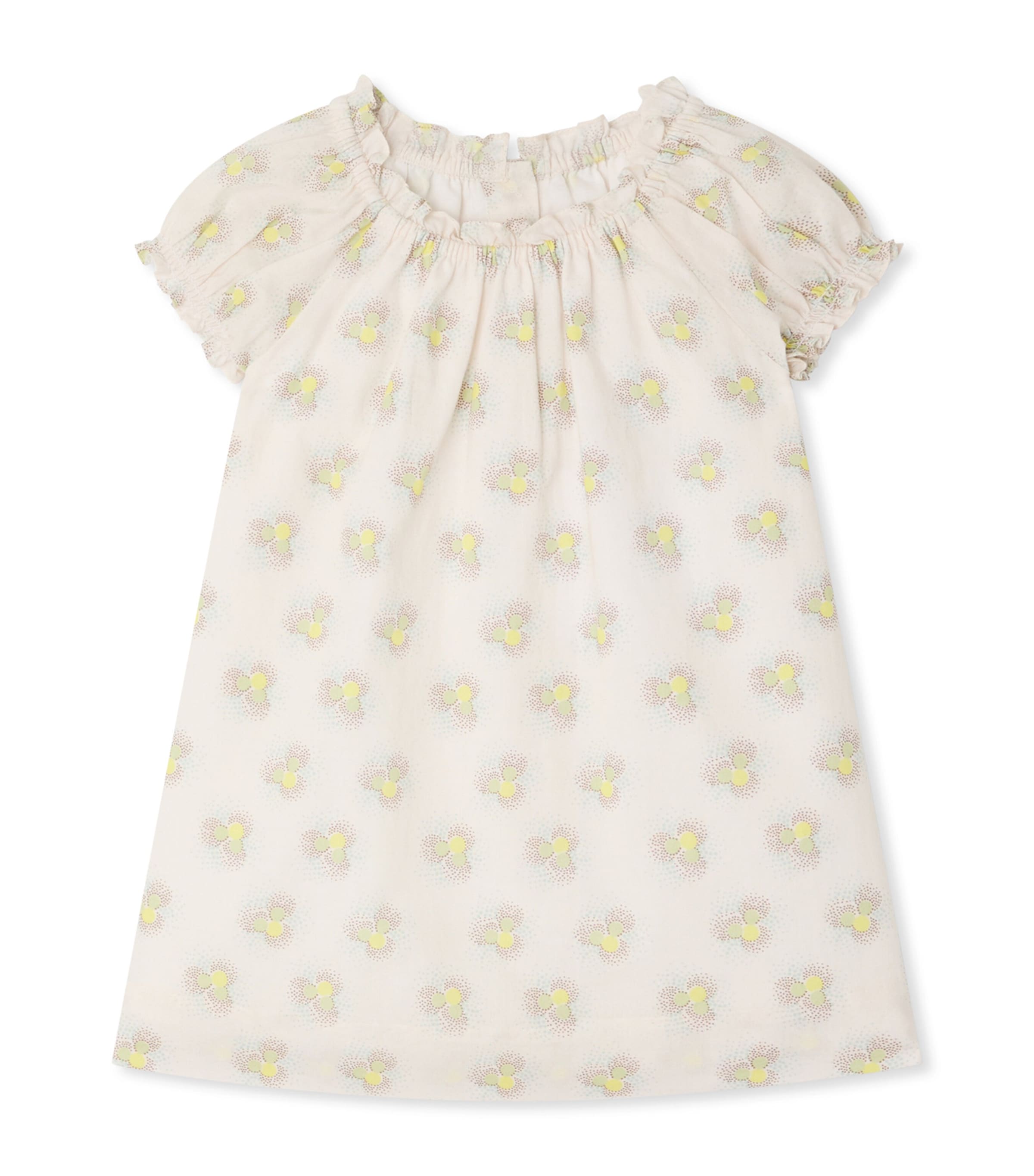 Bonpoint Cotton Printed Dress (6-18 Months) Imp Anis Image 1