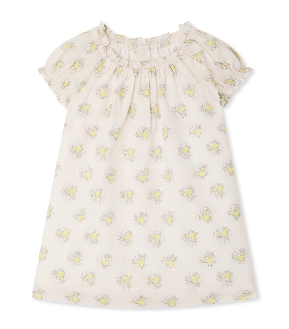 Bonpoint Cotton Printed Dress (6-18 Months) Imp Anis Image 1