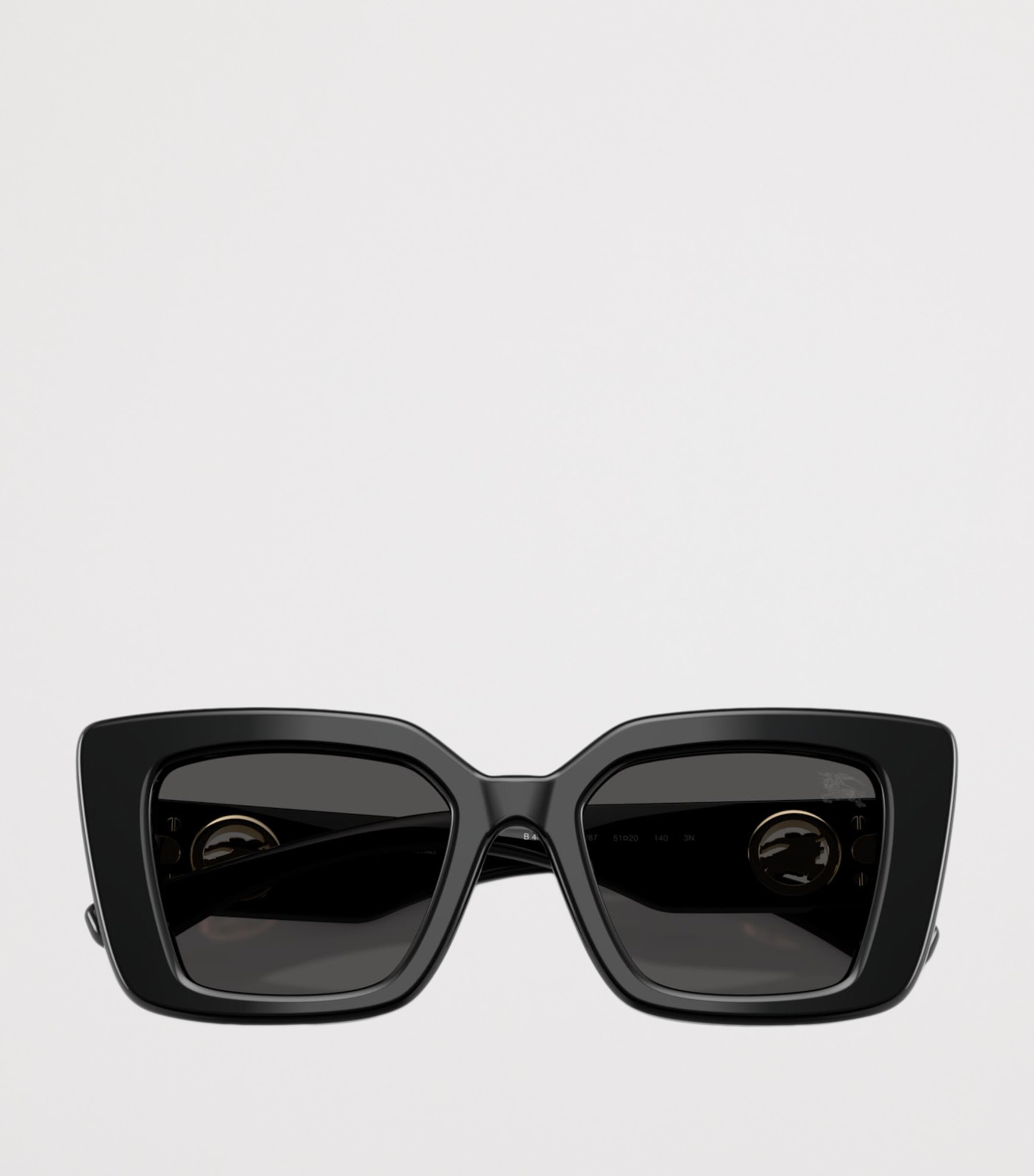 Burberry Acetate BE4476 Cat Eye Sunglasses Black Image 5