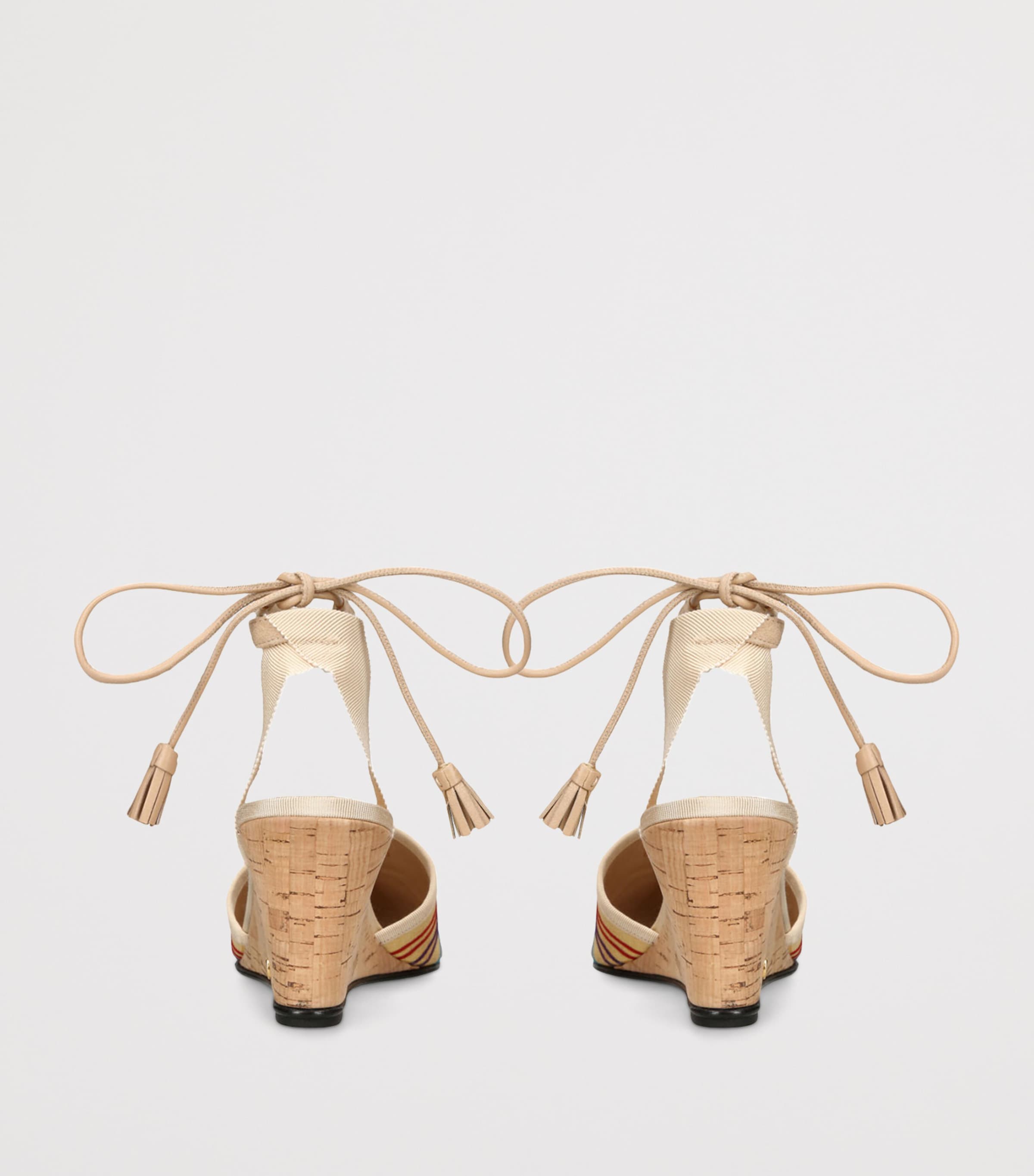 Valentino Garavani Embroidered Cruisette Wedge Heels 75 Mult/other Image 2