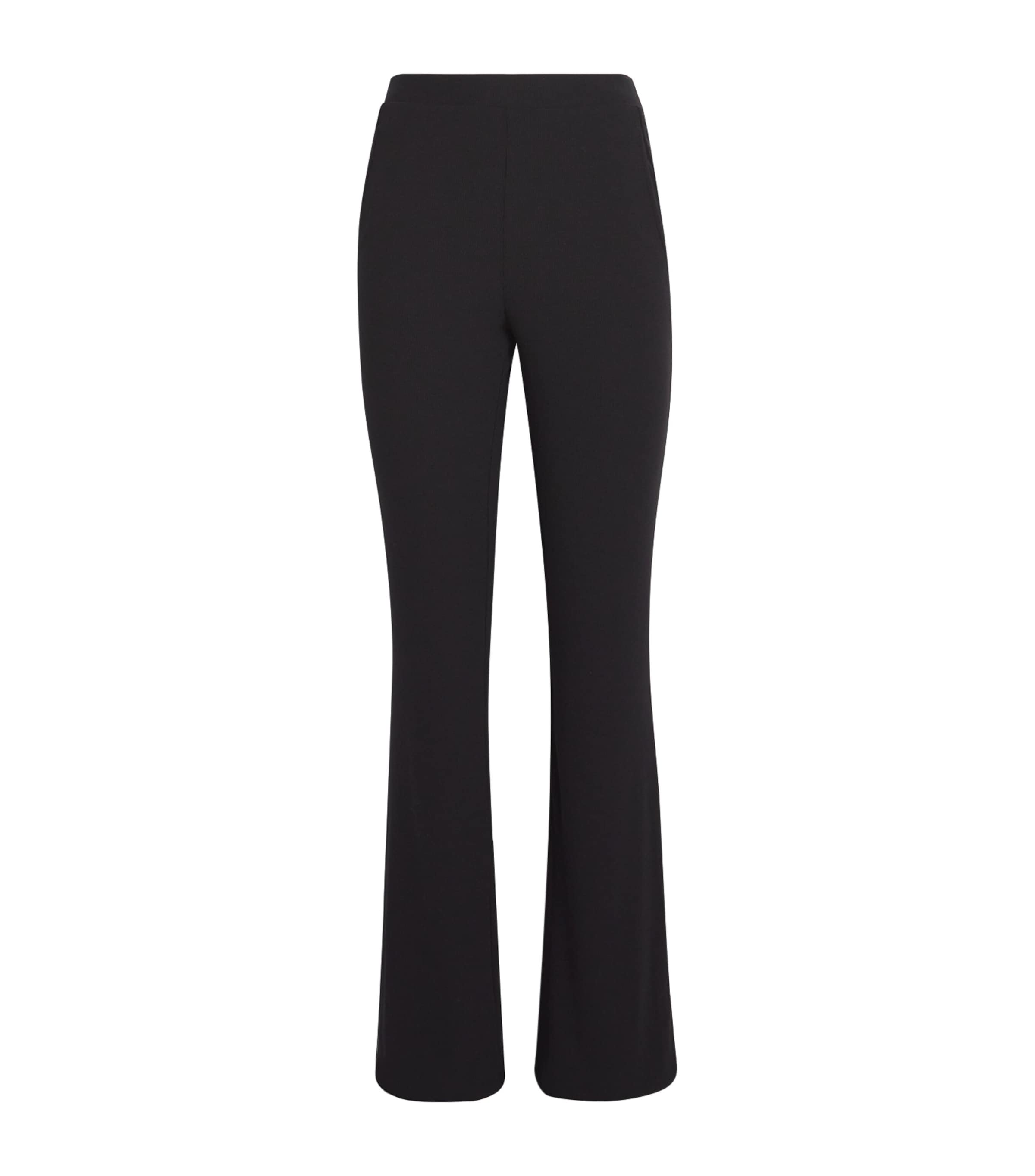 Skin Flared Natasia Trousers In Black