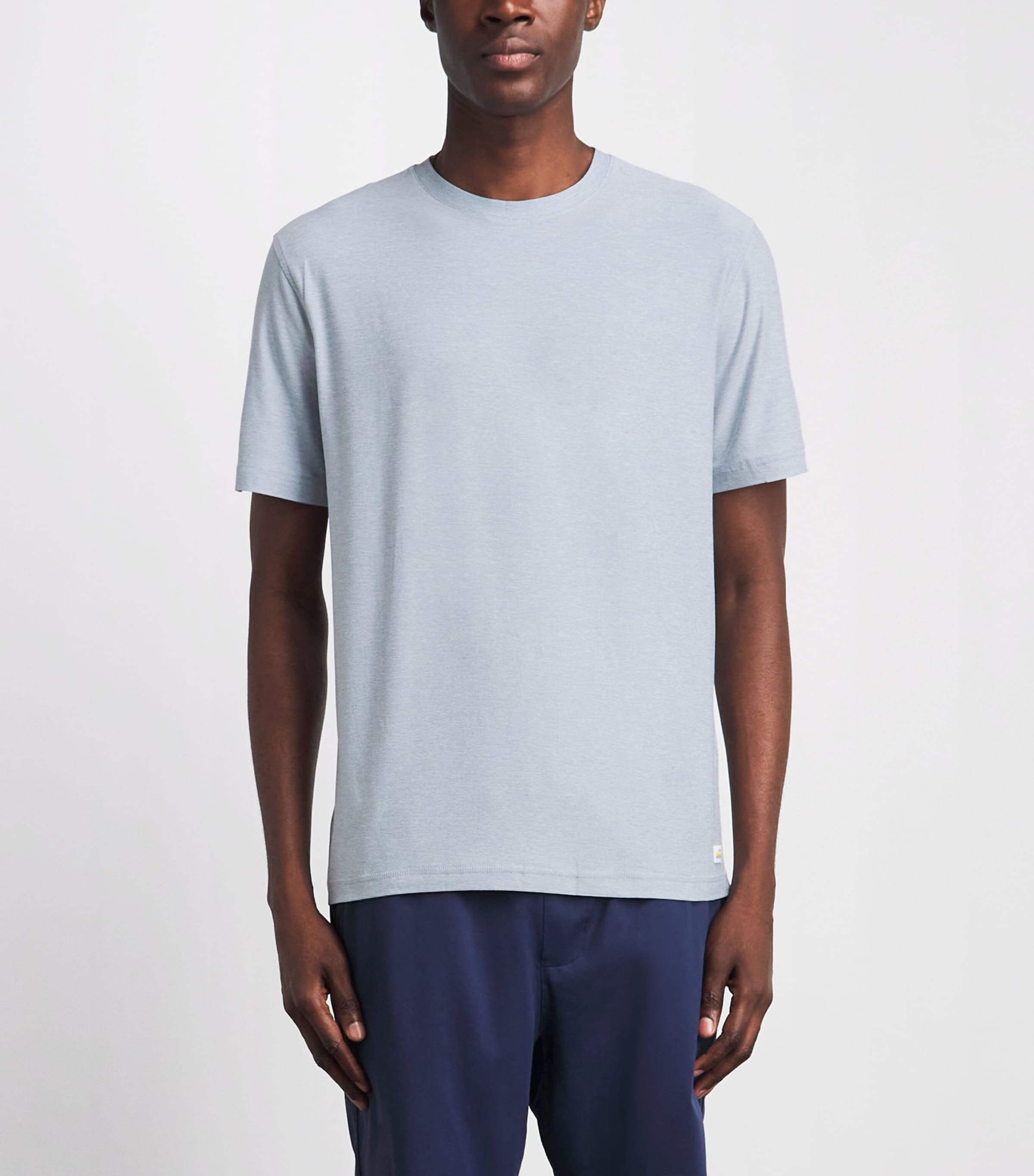 VUORI Mens Strato Tech T-Shirt Bdh Blue Dusk He Image 4