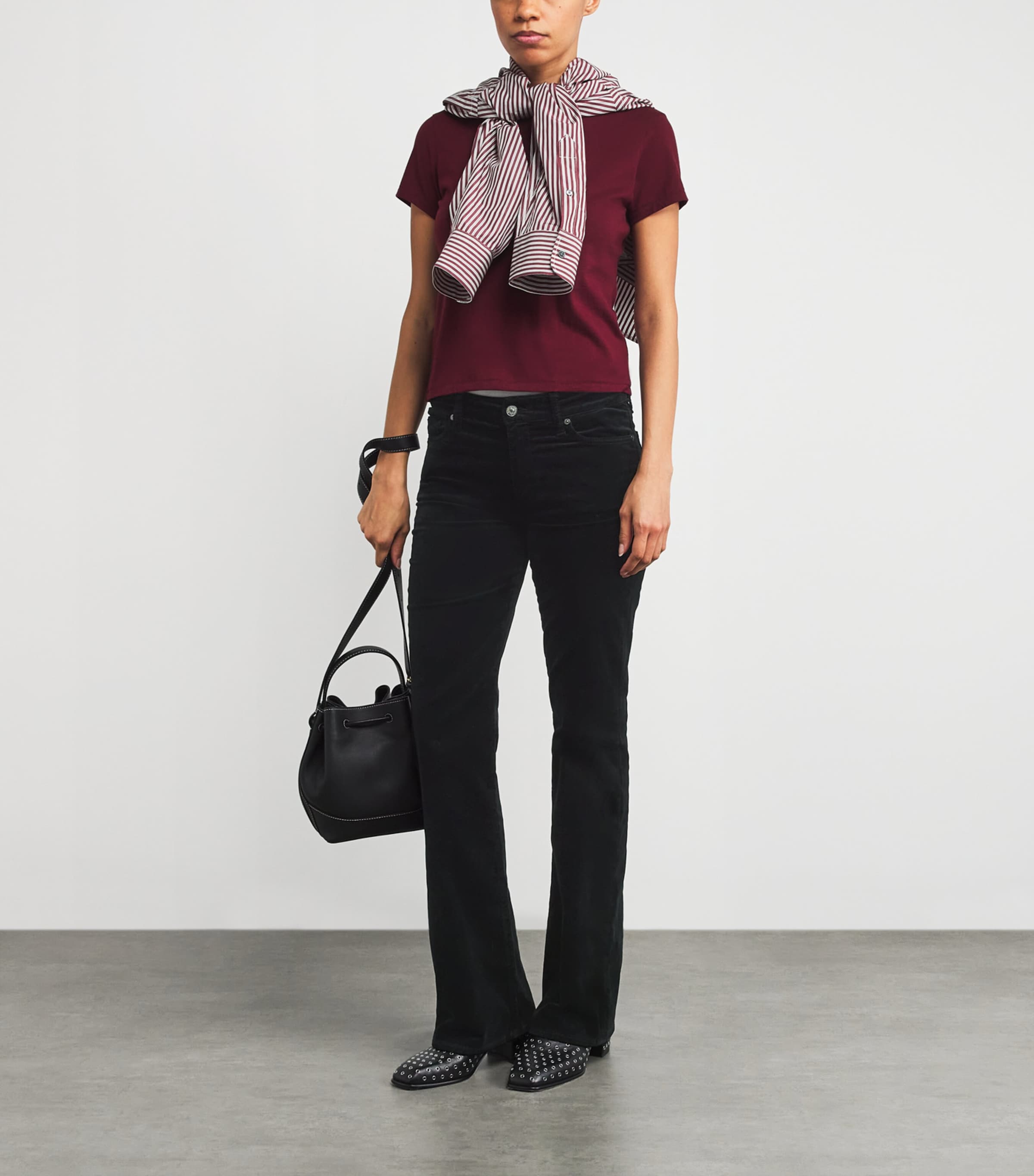 Velvet The Leggy Bootcut Jeans VELVET BLACK Image 2