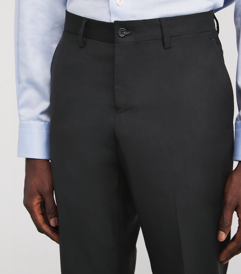 Virgin Wool Tailored Trousers 999 Image 6