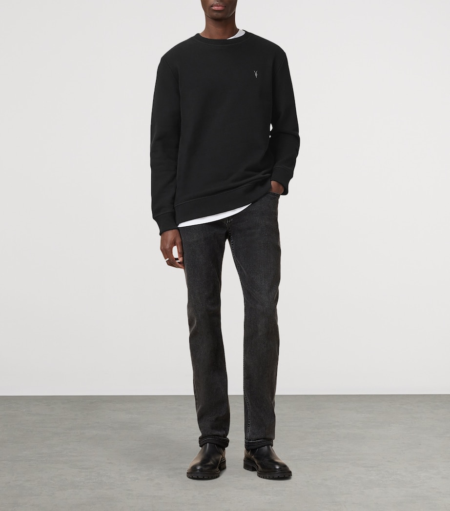 Organic Cotton Raven Sweatshirt BLACK Image 2