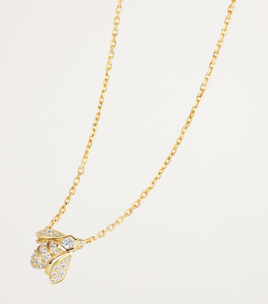 Yellow Gold and Diamond Bee de Chaumet Necklace YELLOW GOLD Image 3