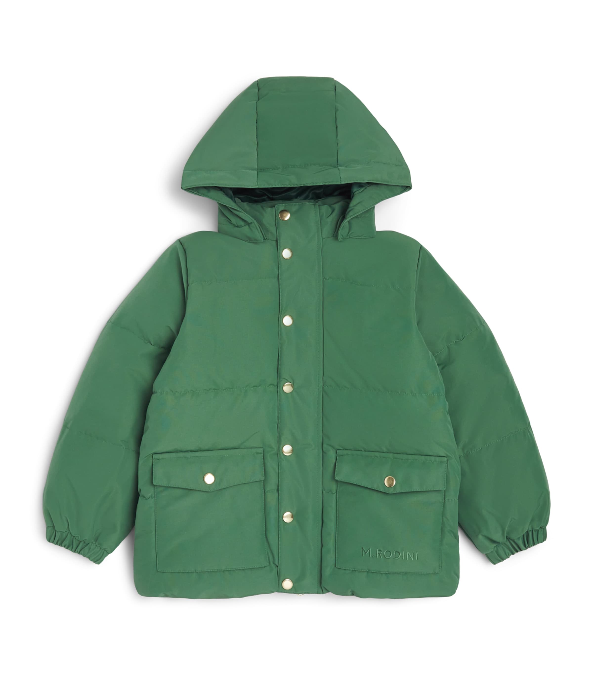 Mini Rodini Puffer Jacket (3-11 Years) Green Image 1