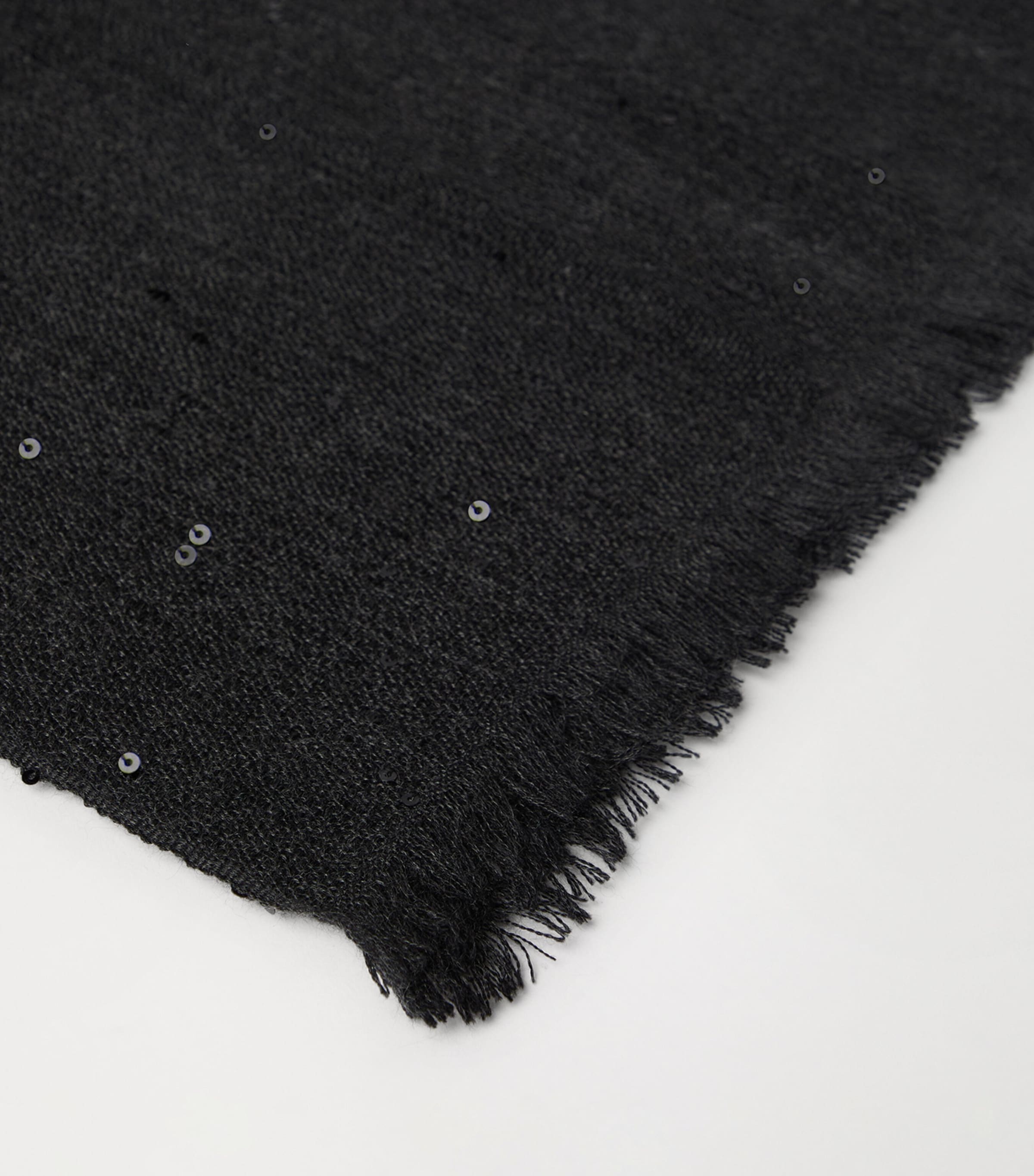 Brunello Cucinelli Womens Cashmere-Silk Sequin Scarf Image 3