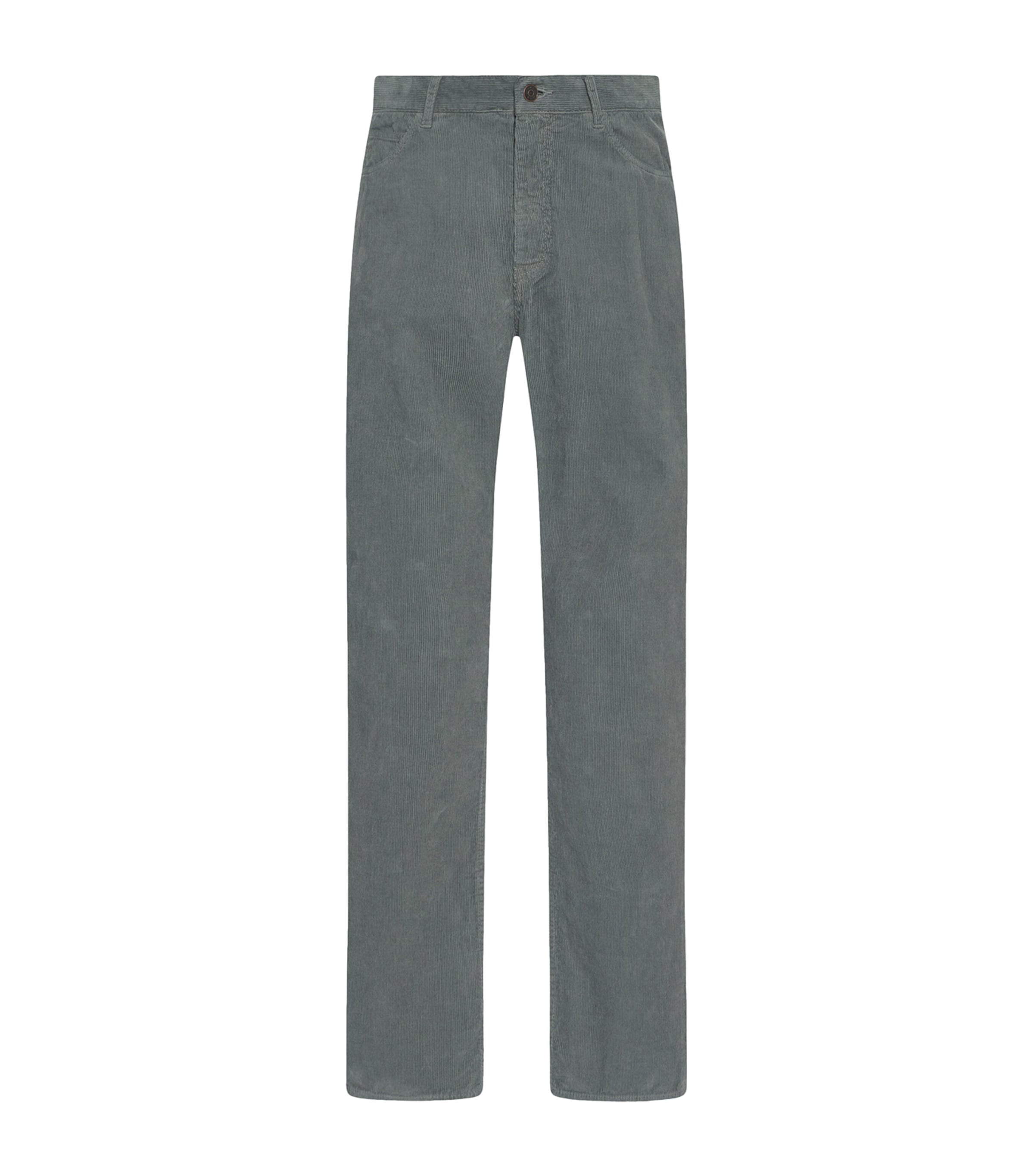 Fred Cotton Corduroy Trousers GREY Image 1