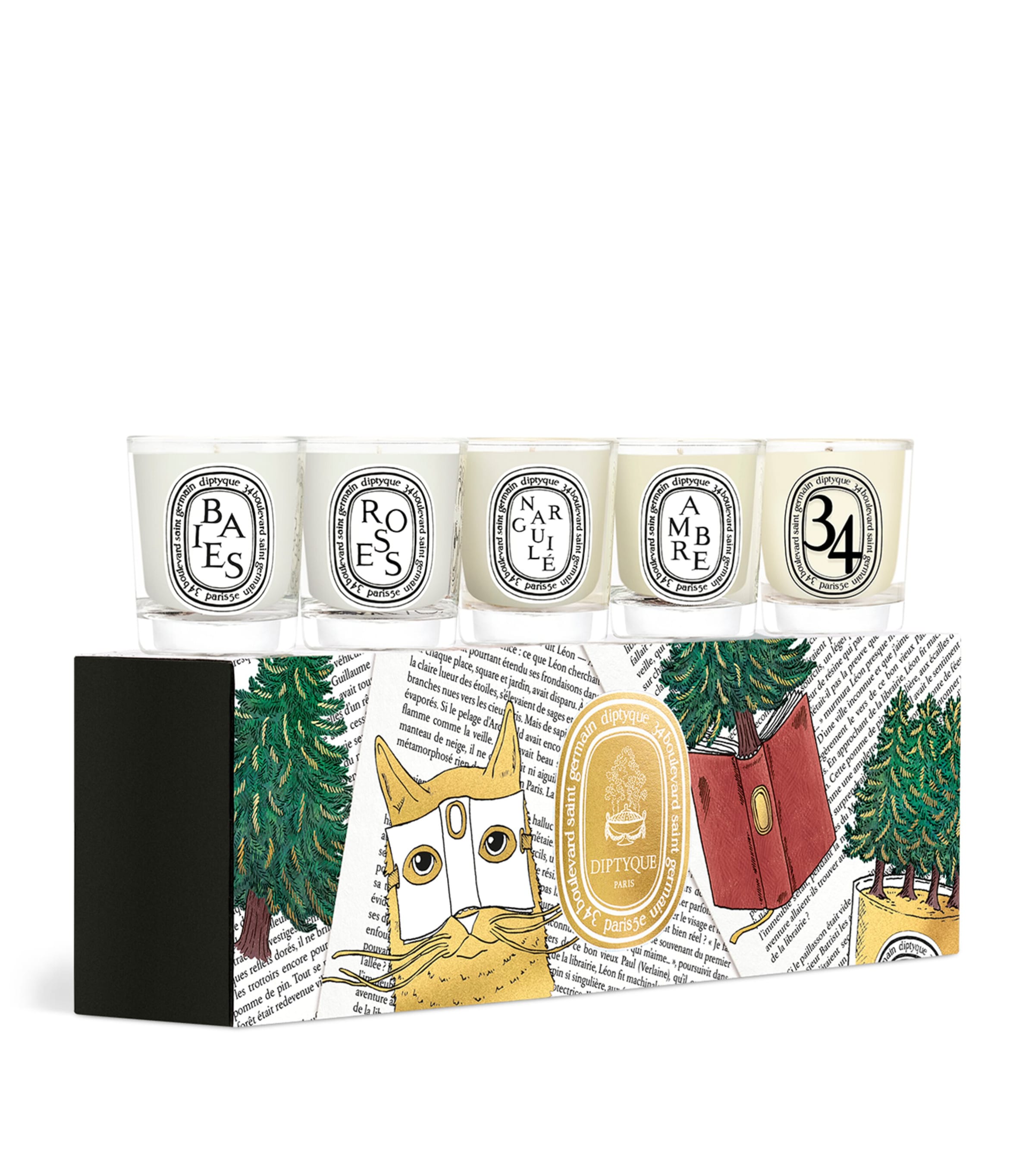 Diptyque Holiday Edition Miniature Candles Set In Neutral