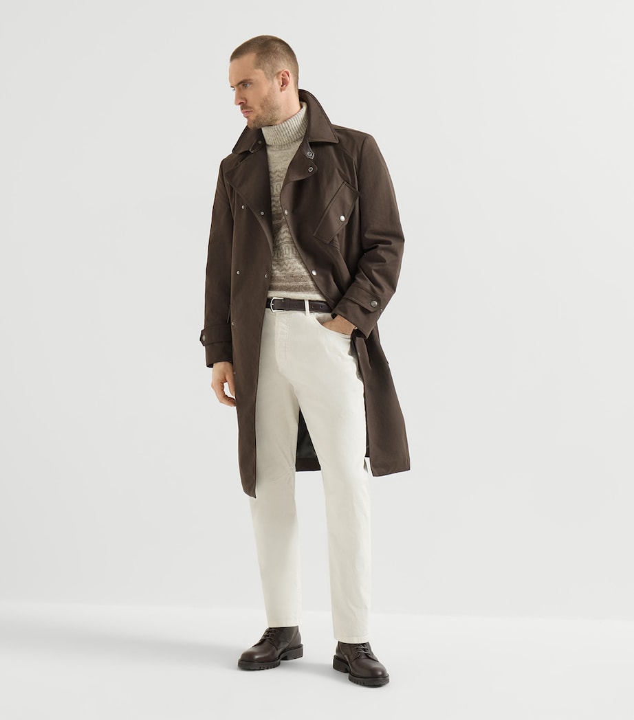 Brunello Cucinelli Mens Comfort Denim Five-Pocket Trousers Image 2