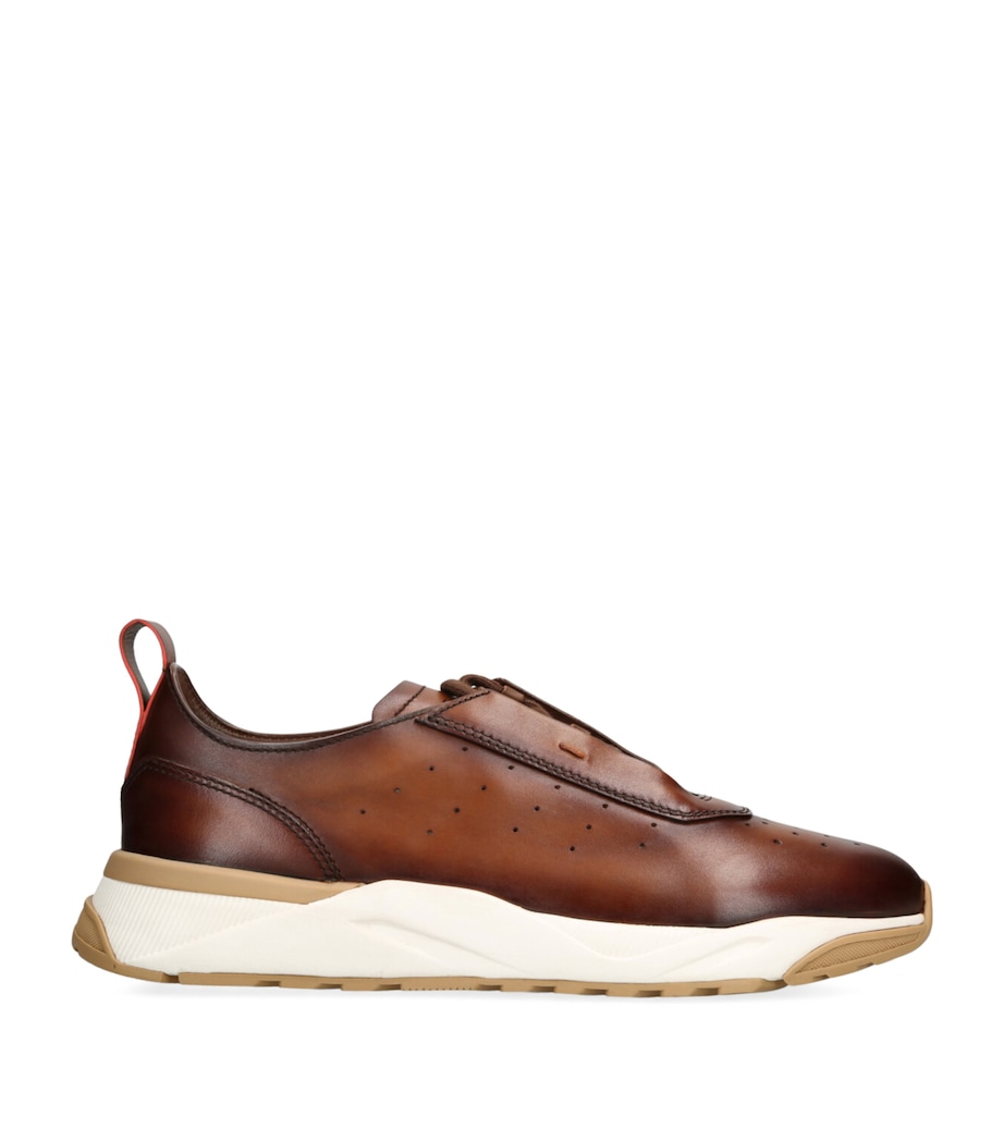 Leather Innova Sneakers BROWN Image 1
