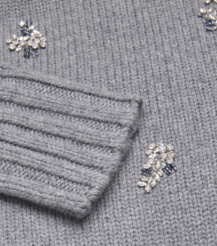 Wool-Cashmere Coraline Sweater BLACK Image 5