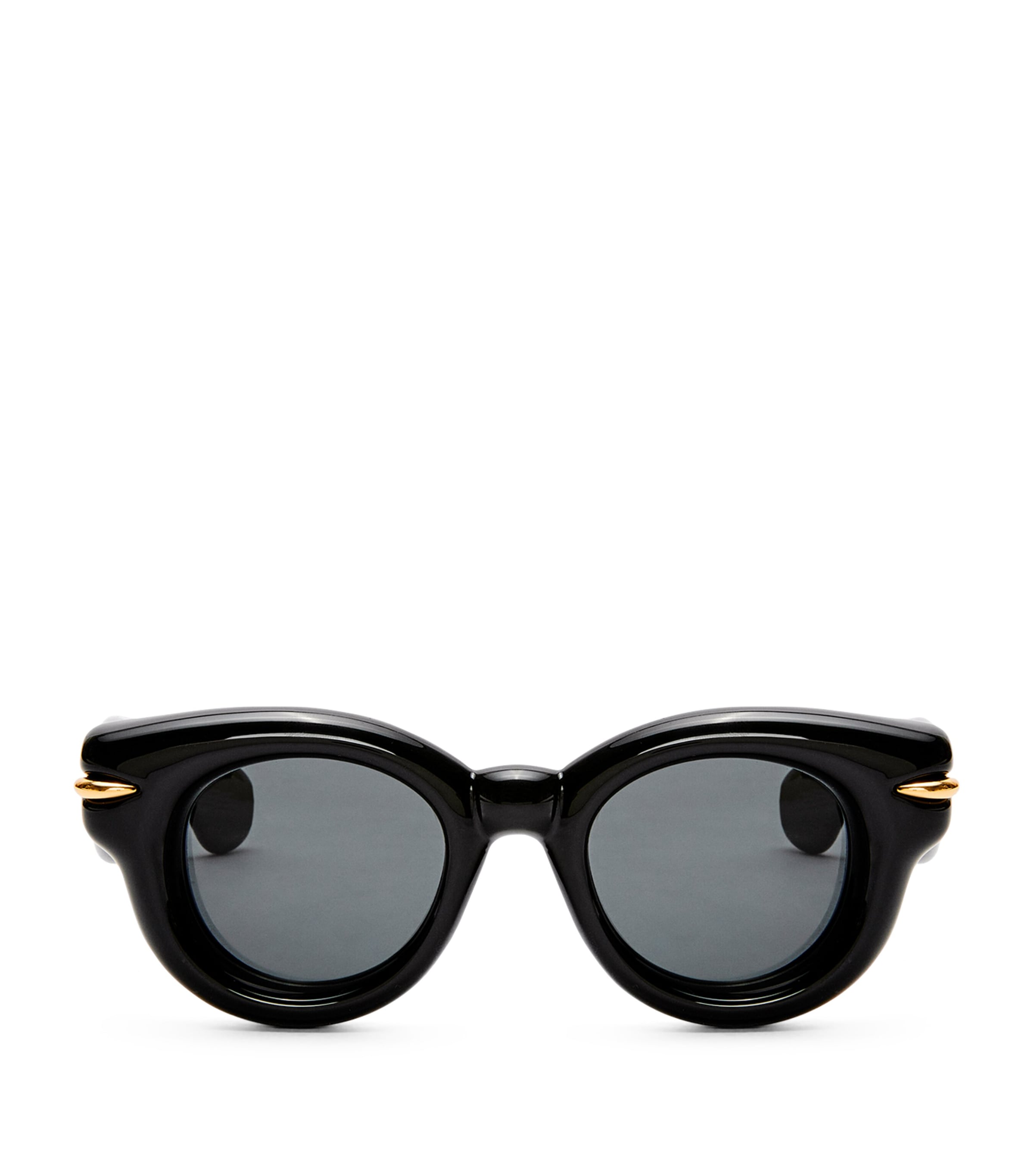 Loewe Inflated Round Sunglasses In Black