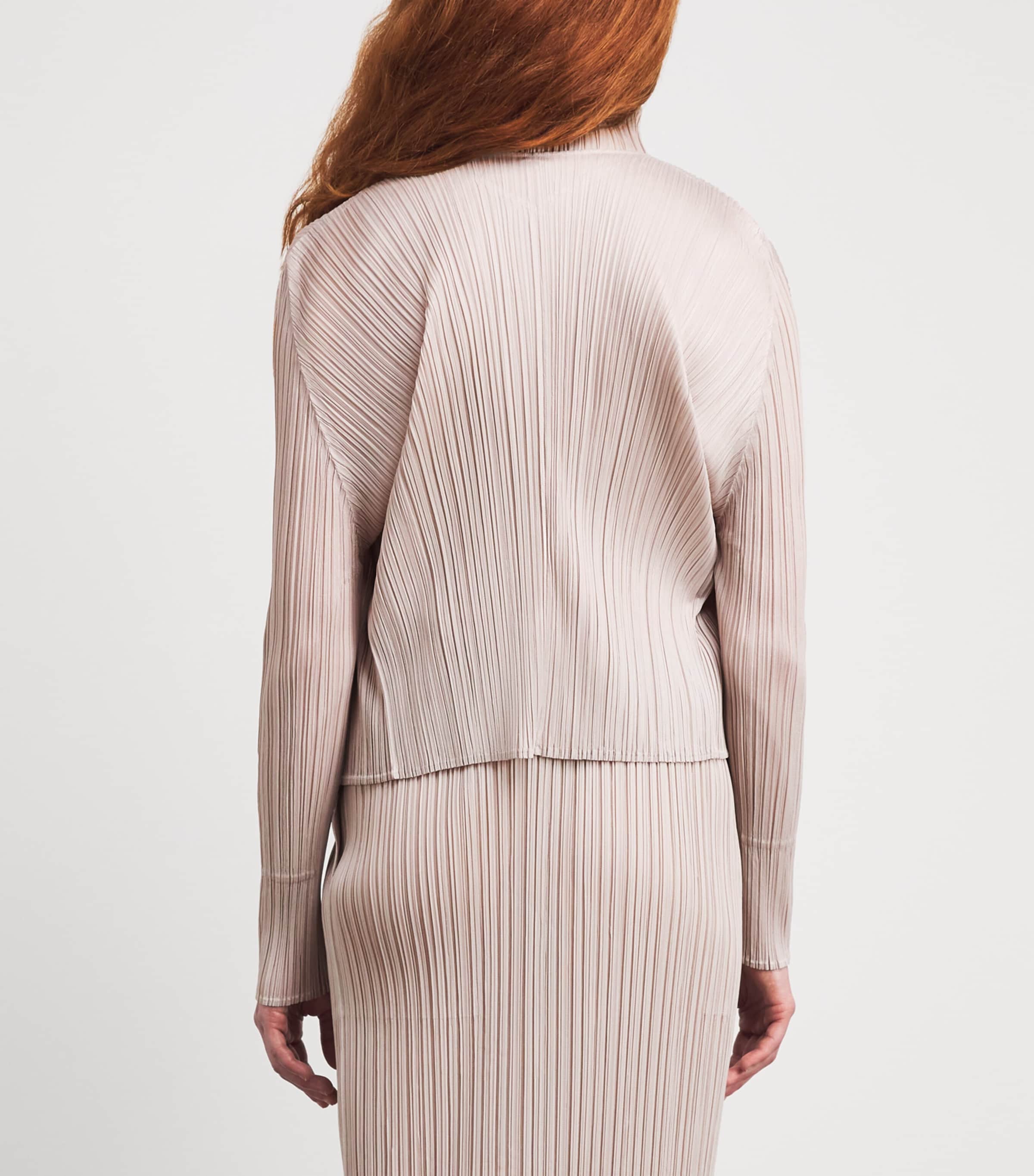 Pleats Please Issey Miyake Womens New Colorful Basics Cardigan Image 5